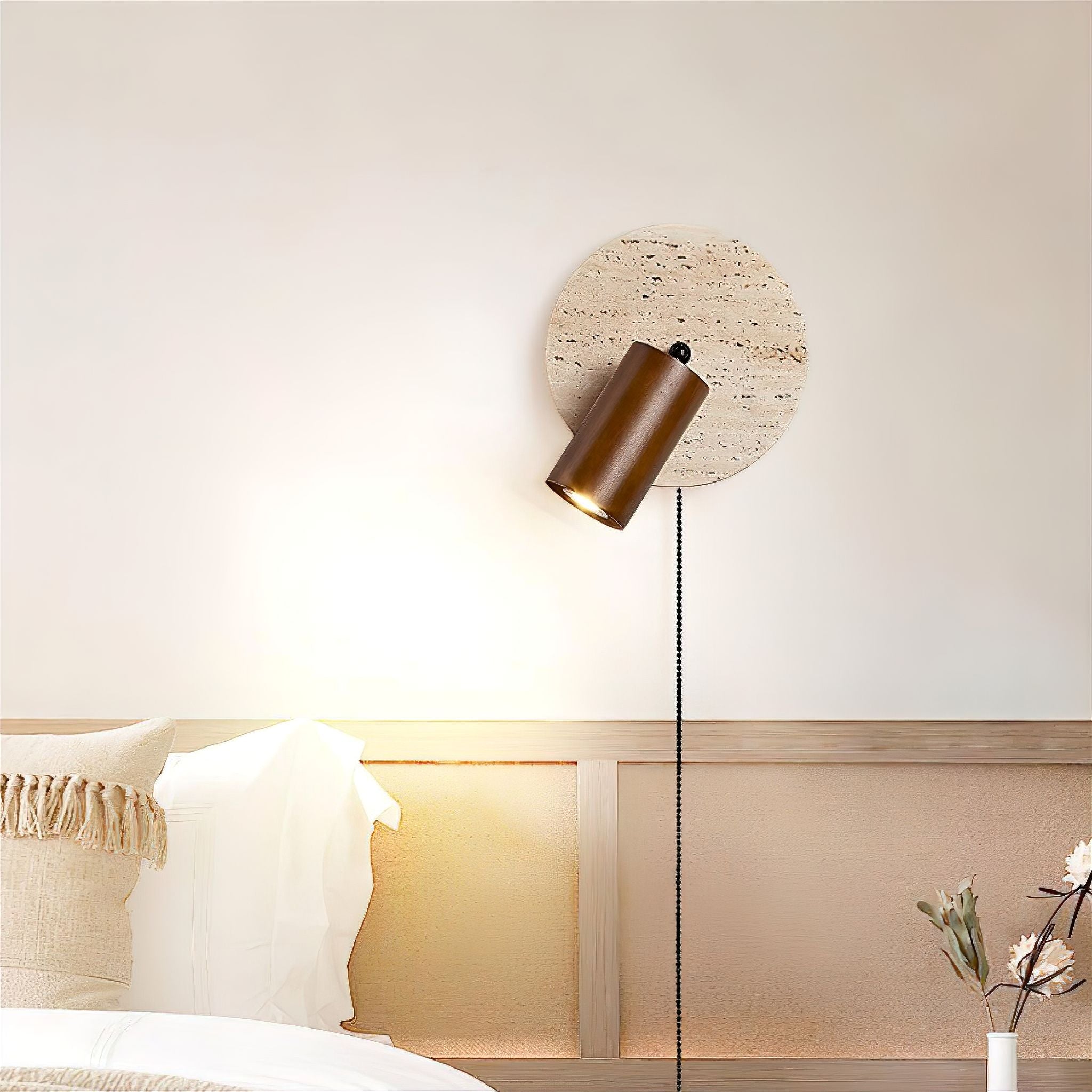 Silvia Travertine Wall Light