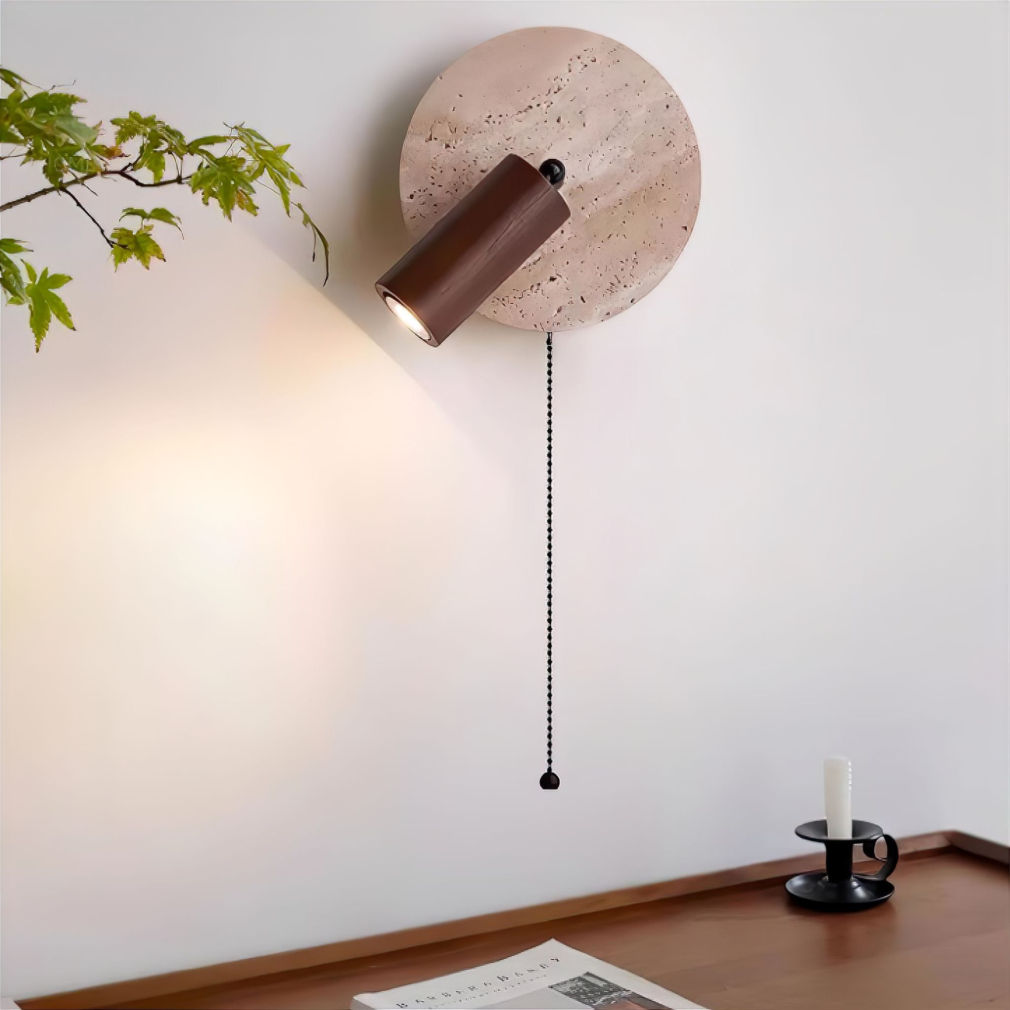 Silvia Travertine Wall Light