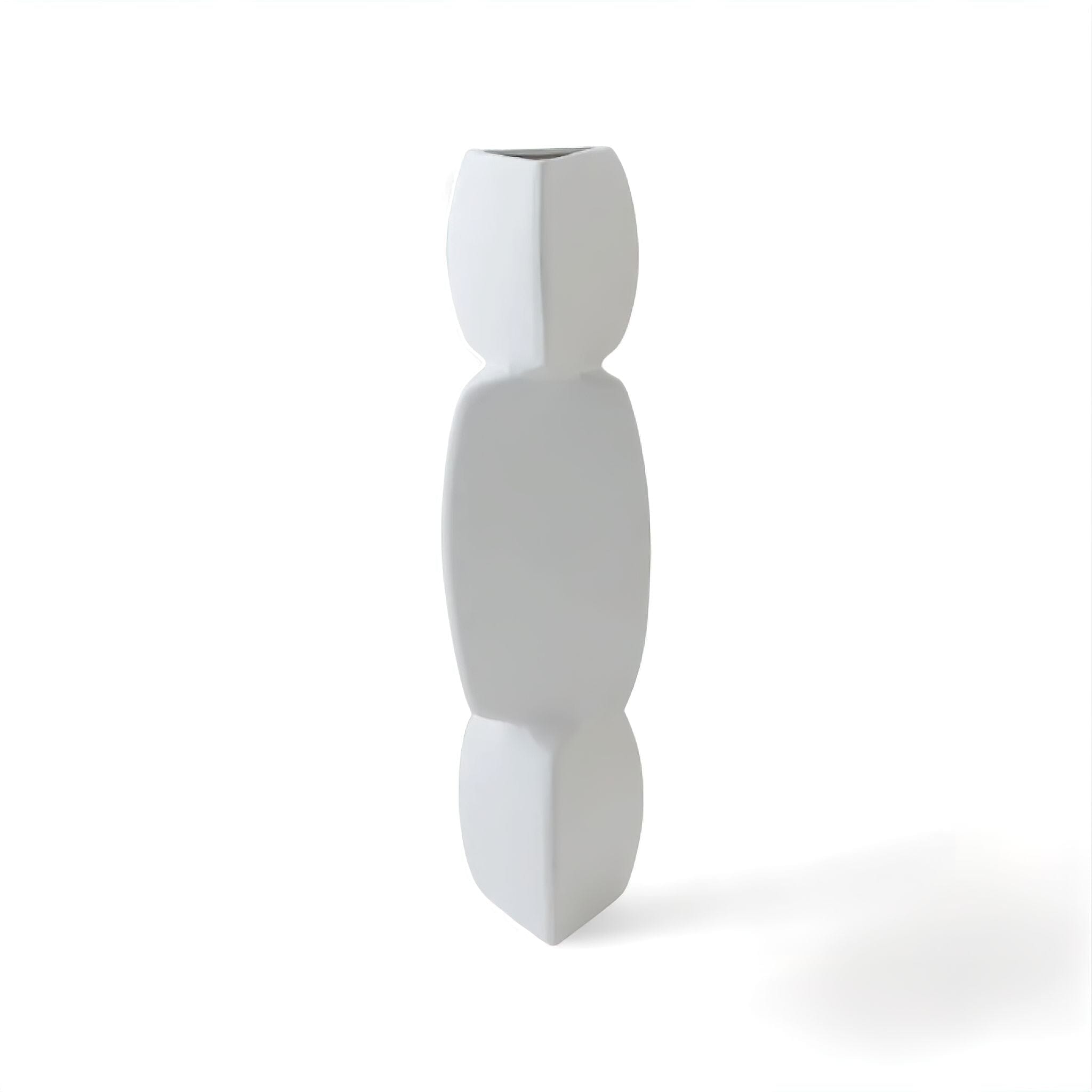 Abstract Vase White Small 