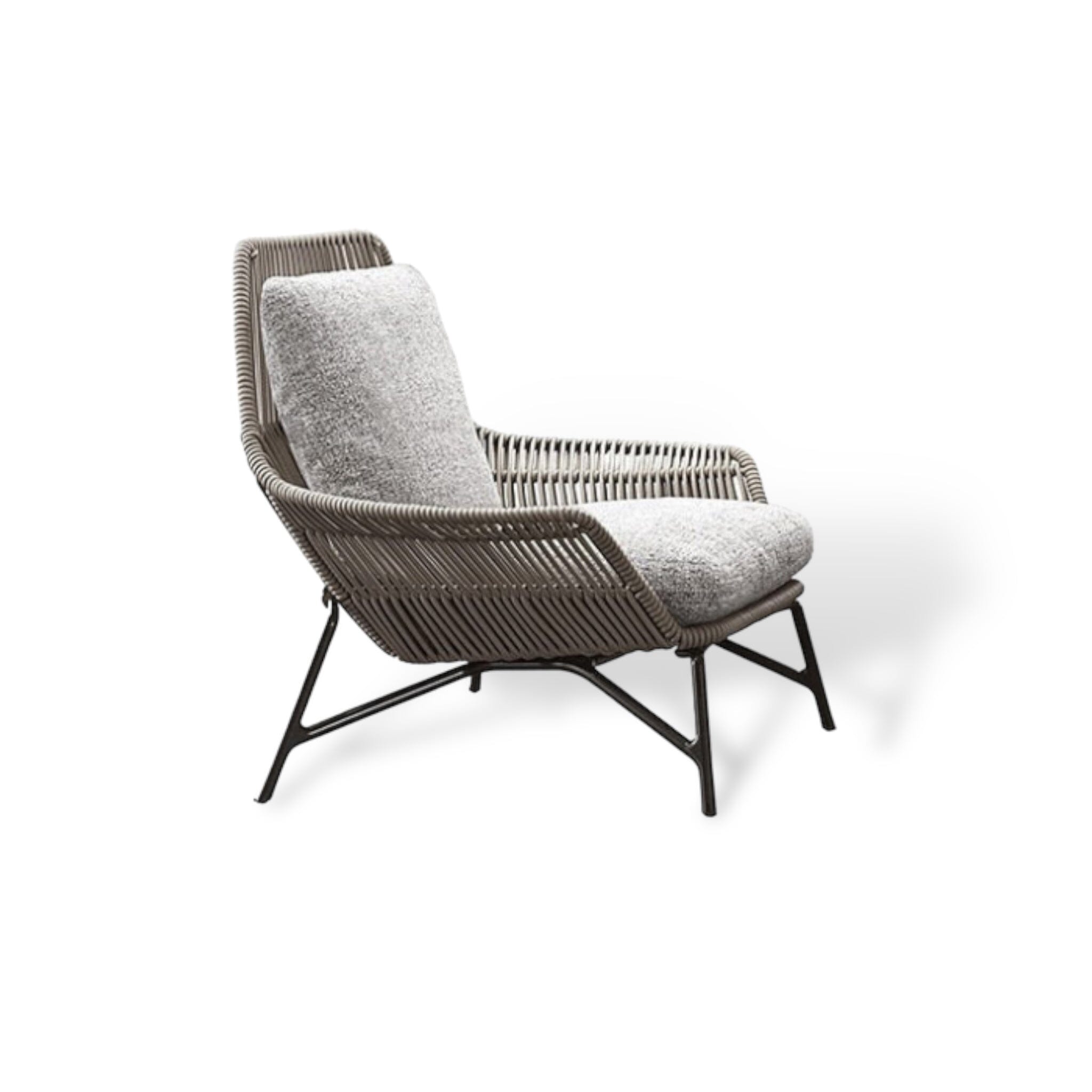 Alessandro Lounge Chair Outdoor Furniture Khaki Chair 