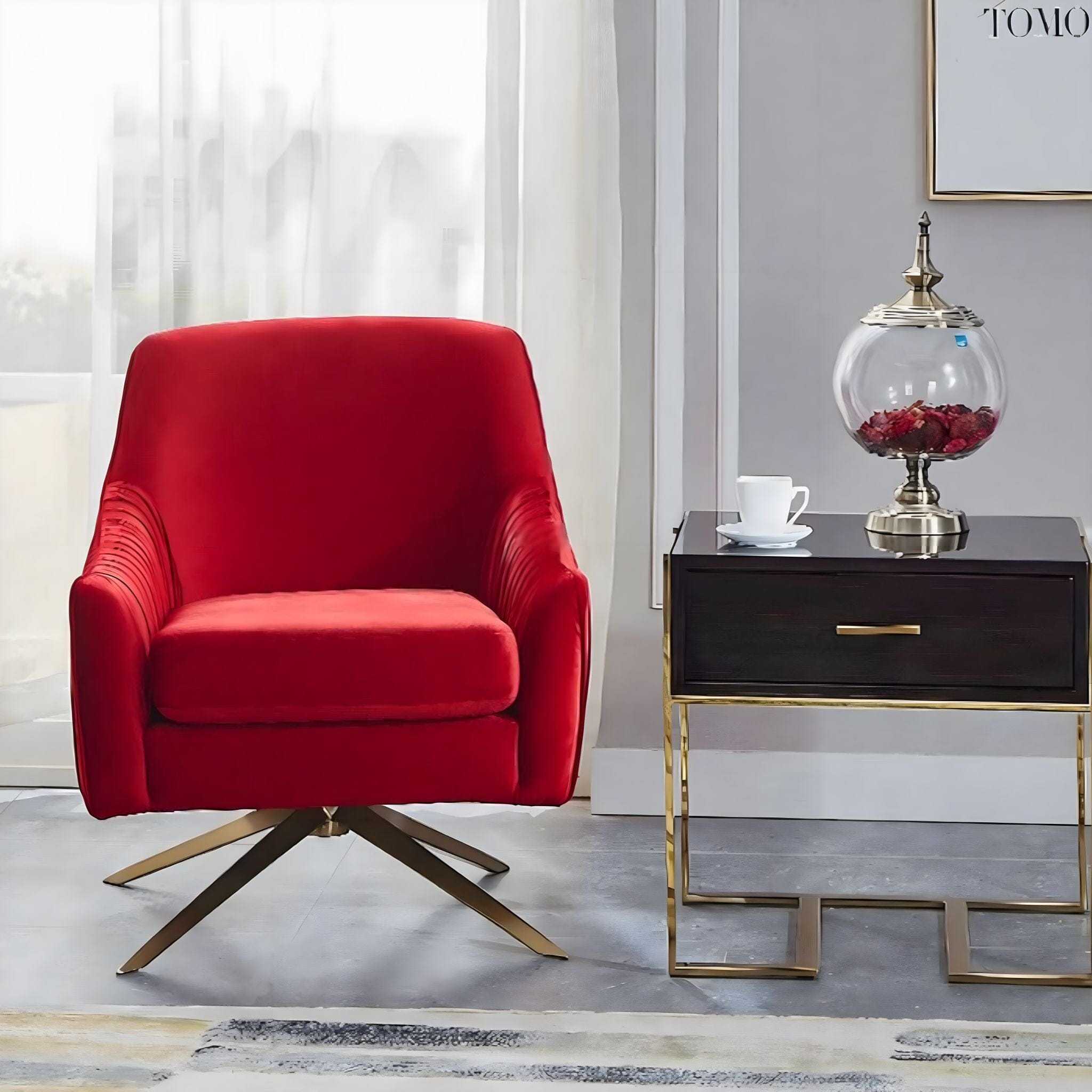 Amélie Occasional Chair Sofa Red 