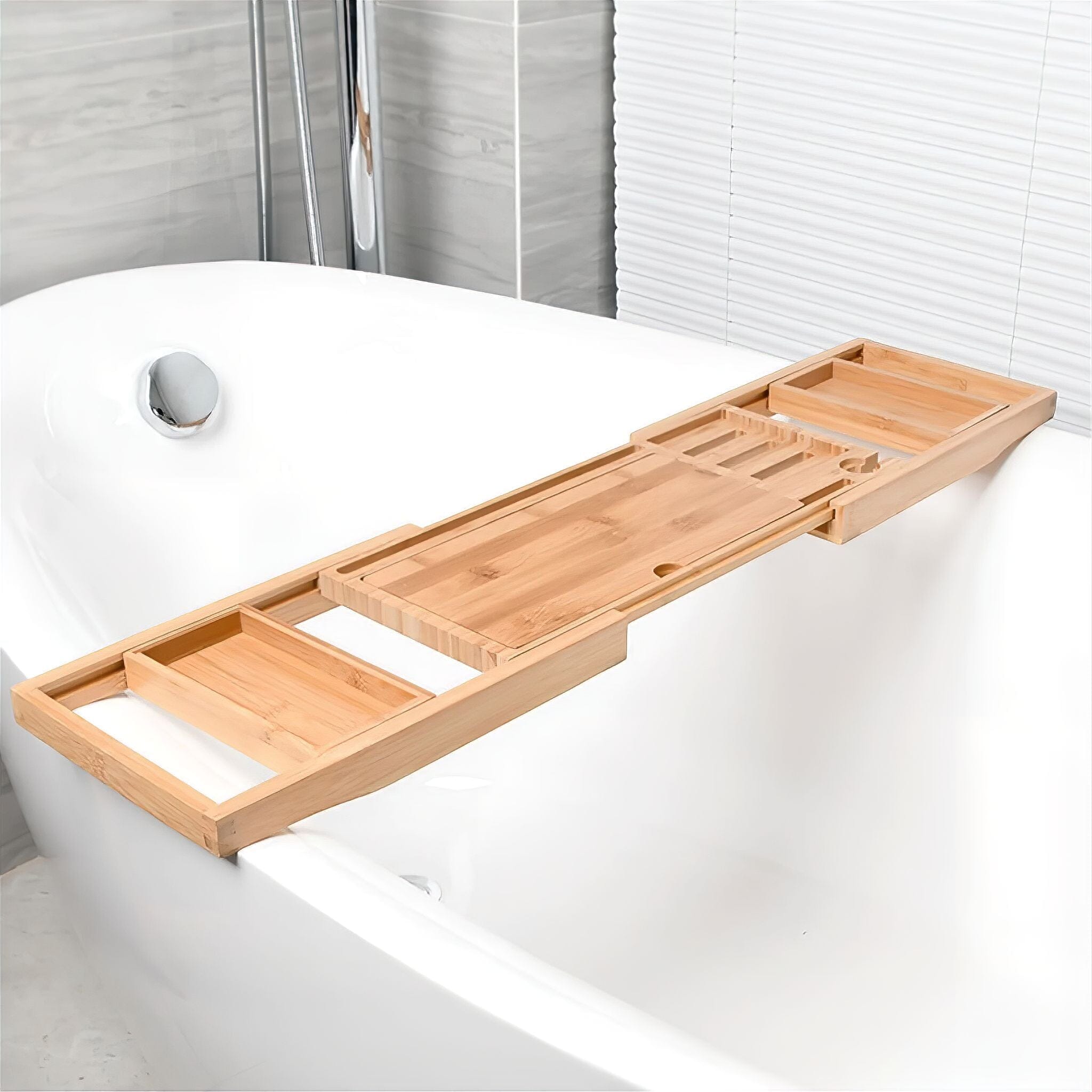 Ames Wooden Bathtub Caddy Bathroom Accessories 