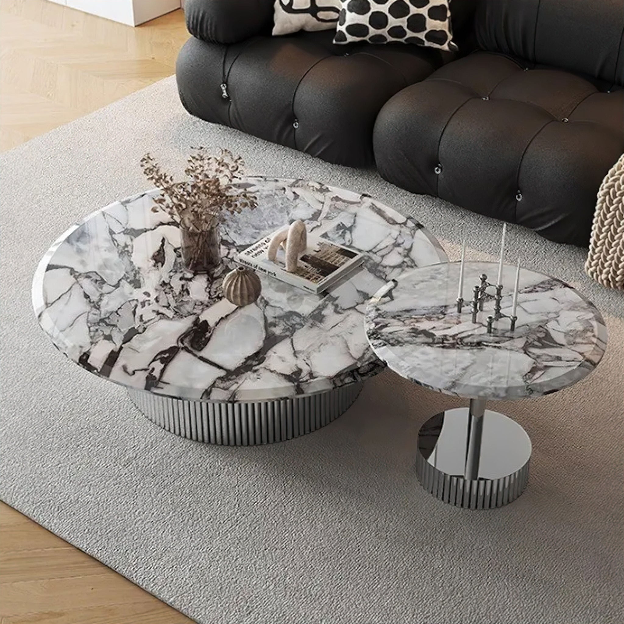 Amorette Coffee Table Collection Coffee Table Set - A 
