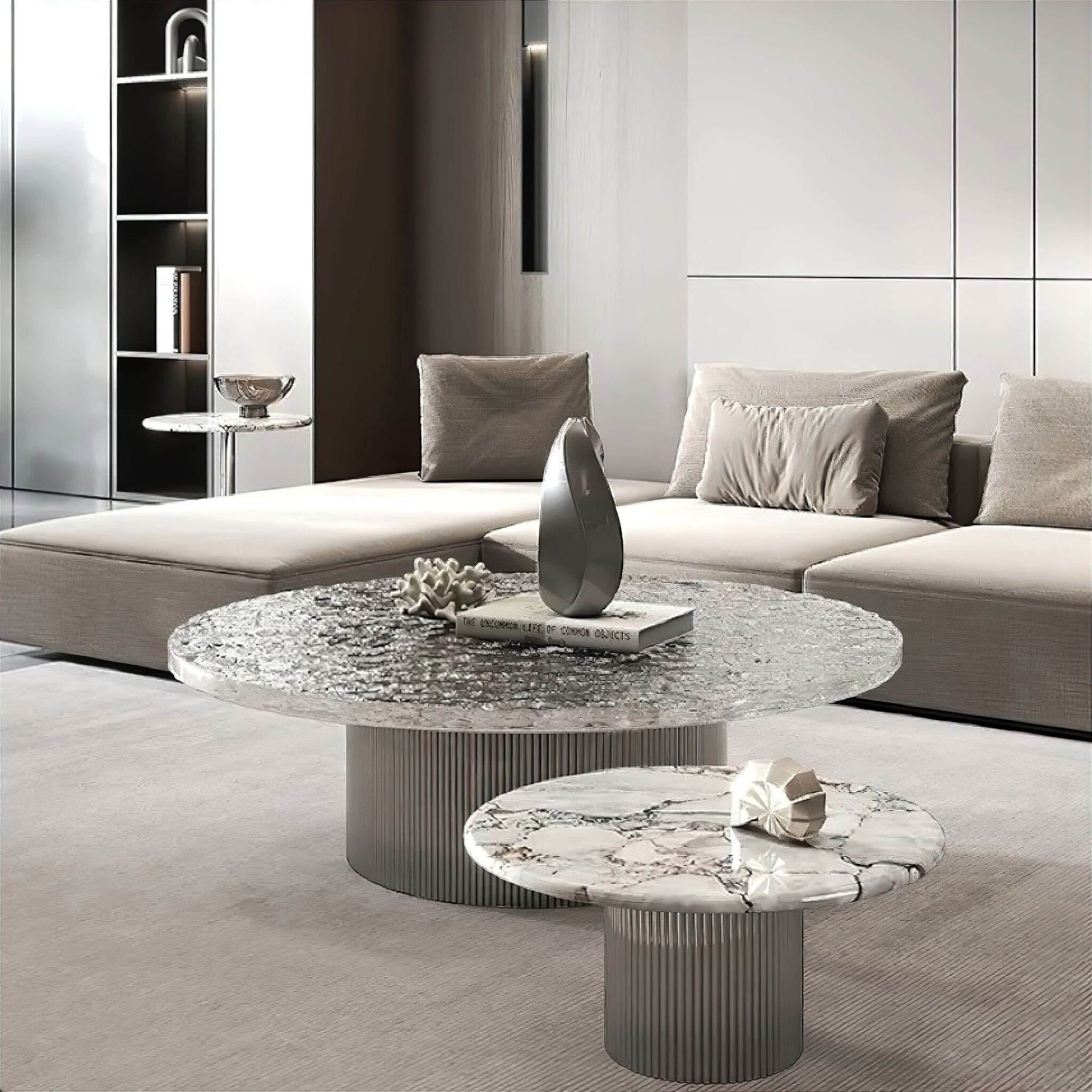 Amorette Coffee Table Collection Coffee Table Set - B 
