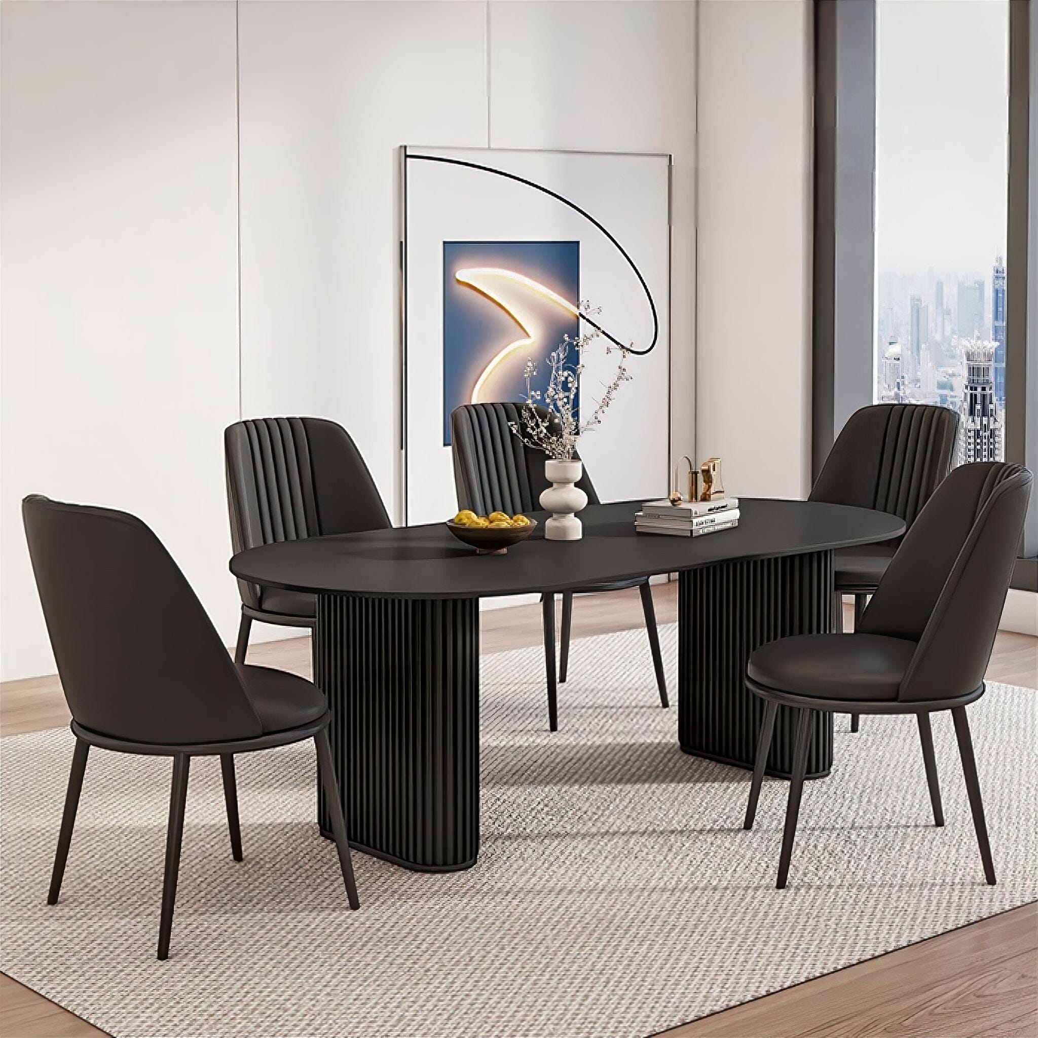 Bastien Dining Table 130cm Oval 