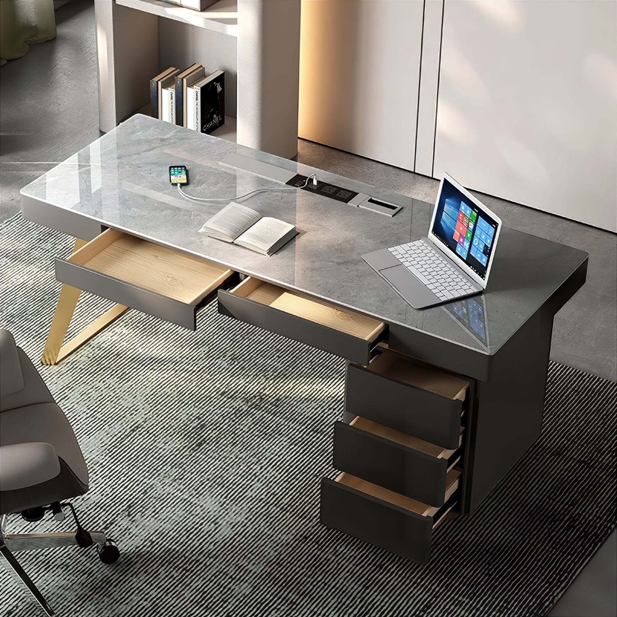 Brigitte Slate Office Desk 