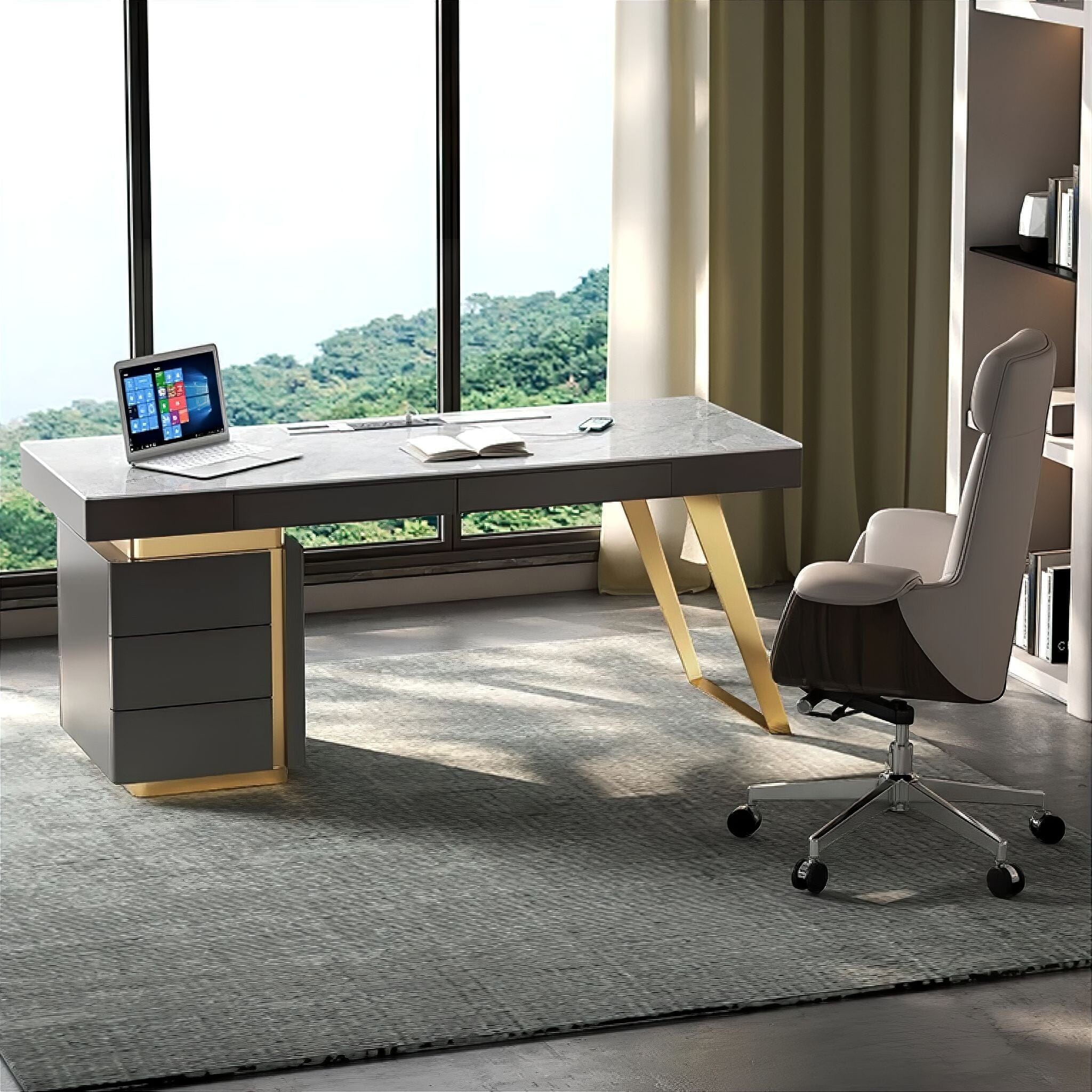 Brigitte Slate Office Desk 