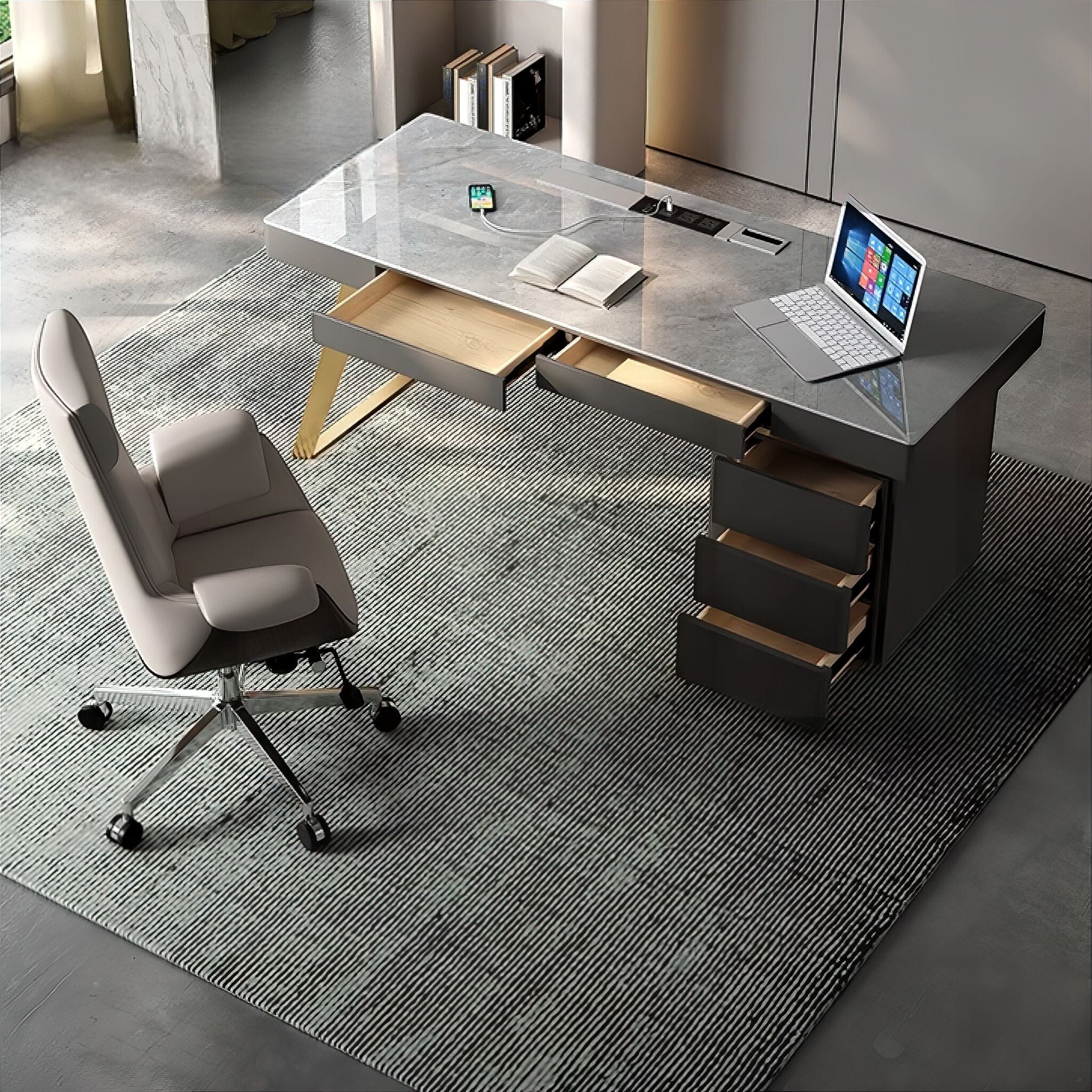 Brigitte Slate Office Desk 