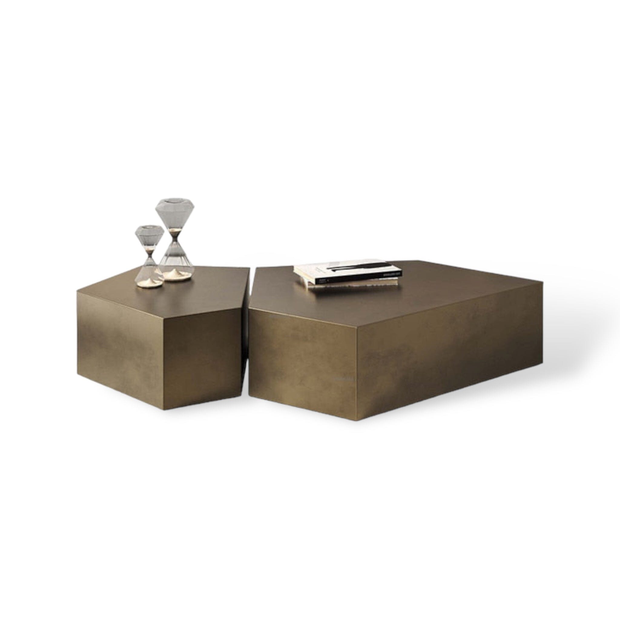 Camille Coffee Table Coffee Table Bronze Set 