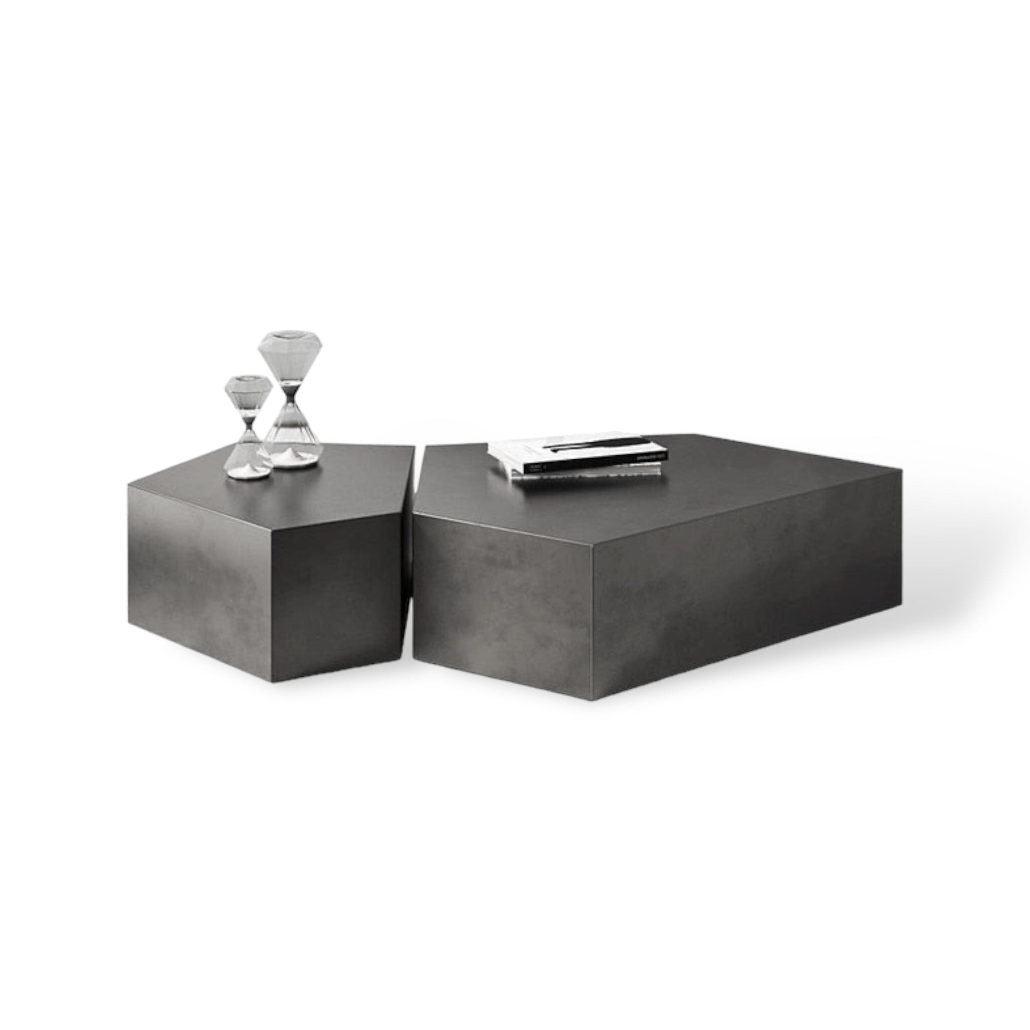 Camille Coffee Table Coffee Table Silver Set 