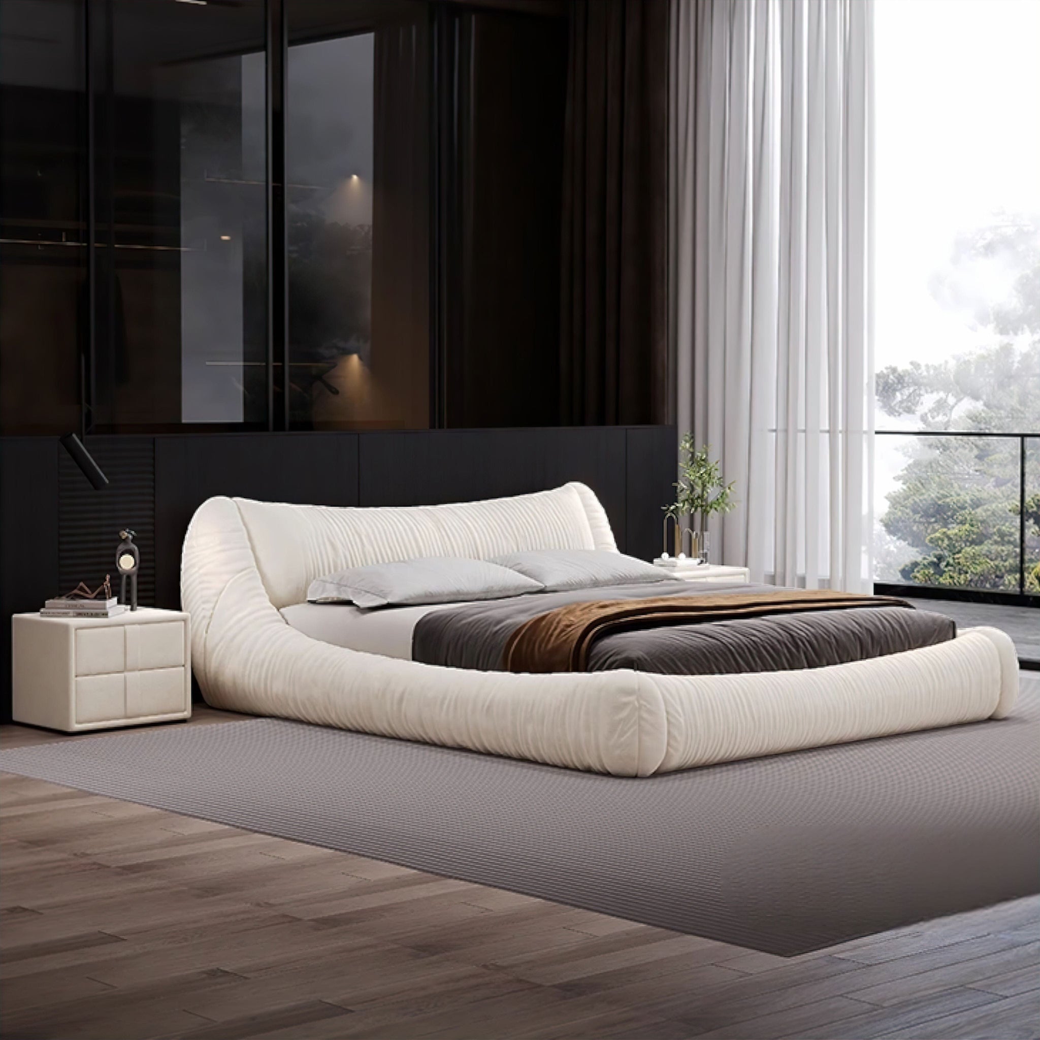 Candida Bed Ivory 180cm x 200cm 