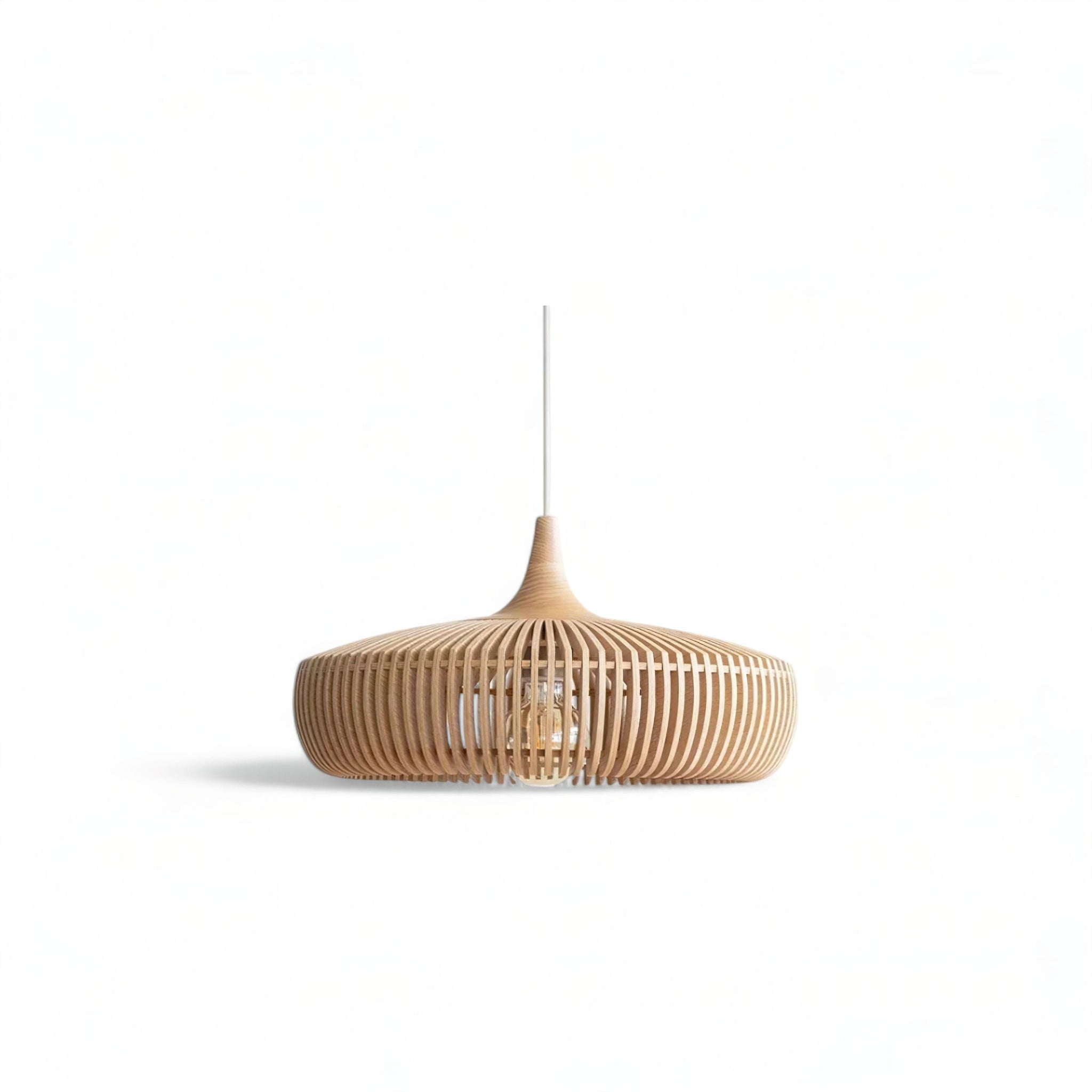 Colette Pendant Light (JS) made some update with images Wood Single Head 