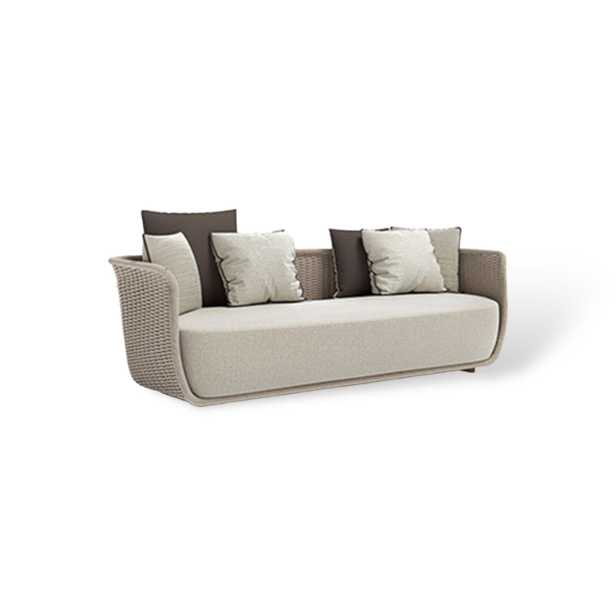 Cour Moderne Outdoor Collection Outdoor Furniture Khaki - Two Seater 