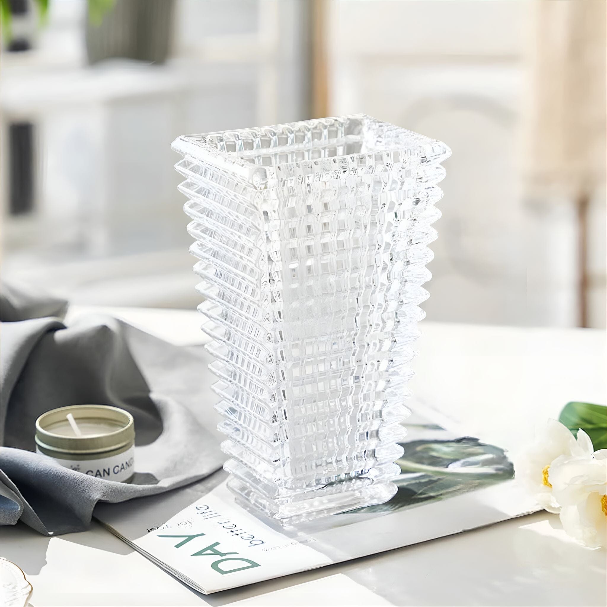 Crystal Clarity Vase Transparent 