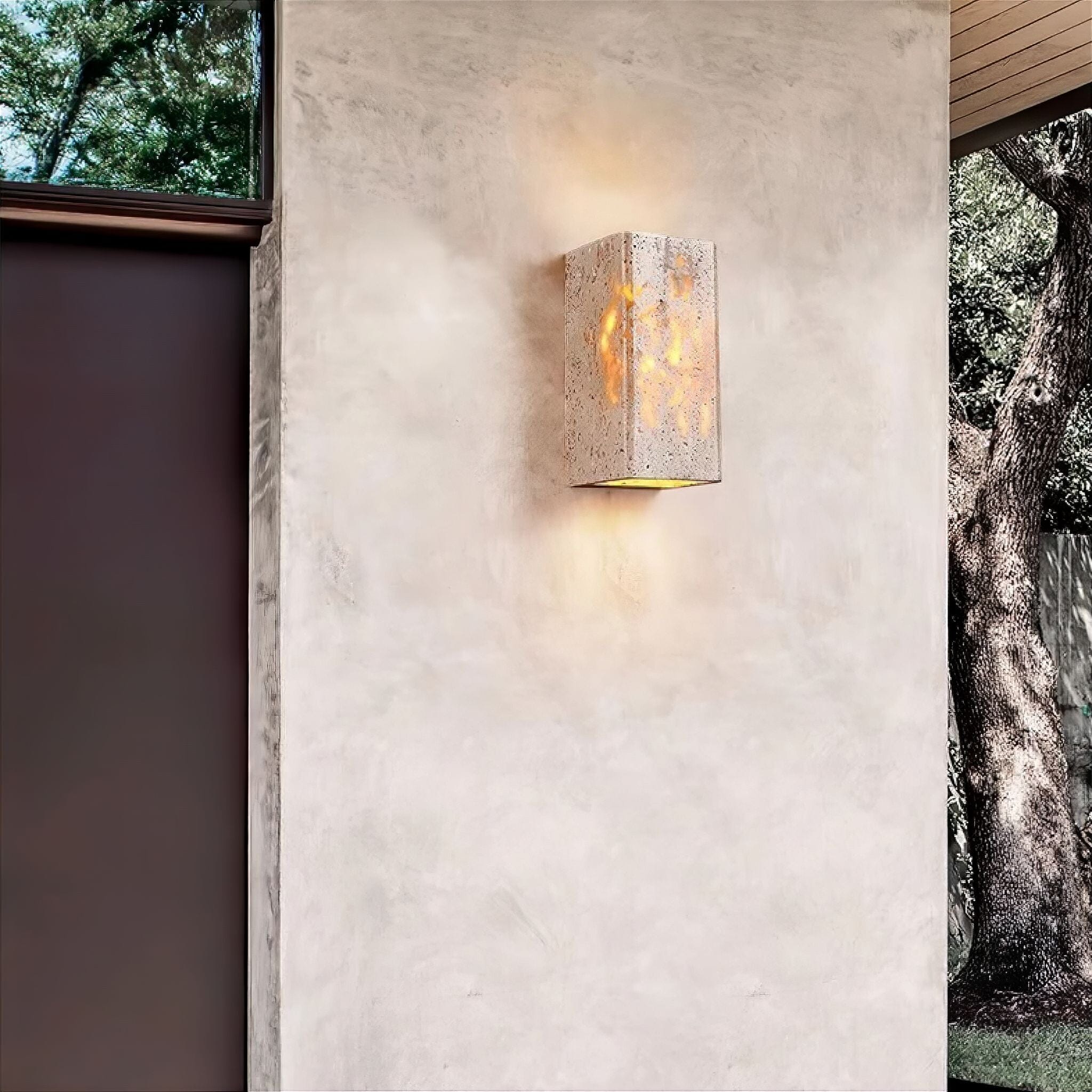 Danica Travertine Wall Light 