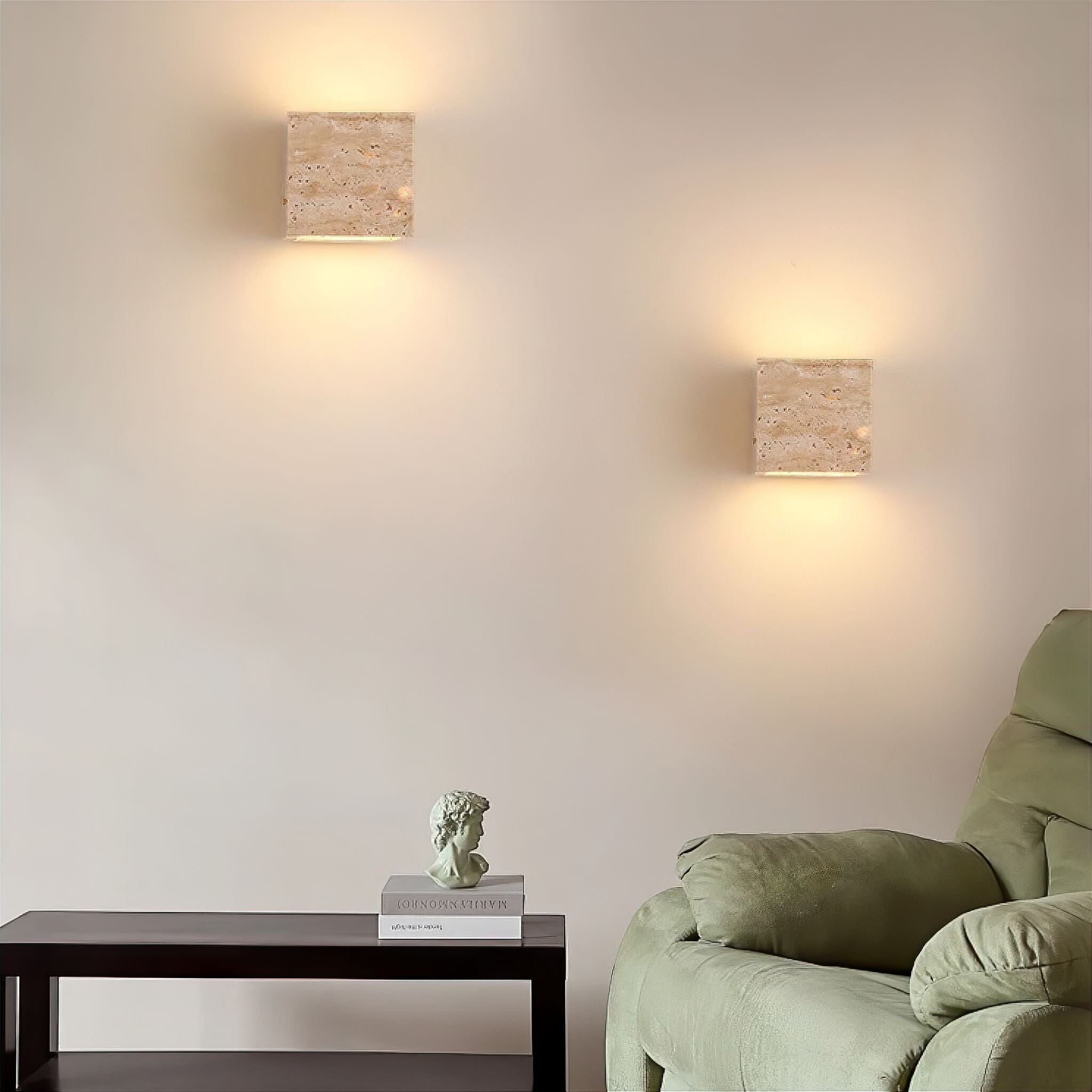 Danica Travertine Wall Light 