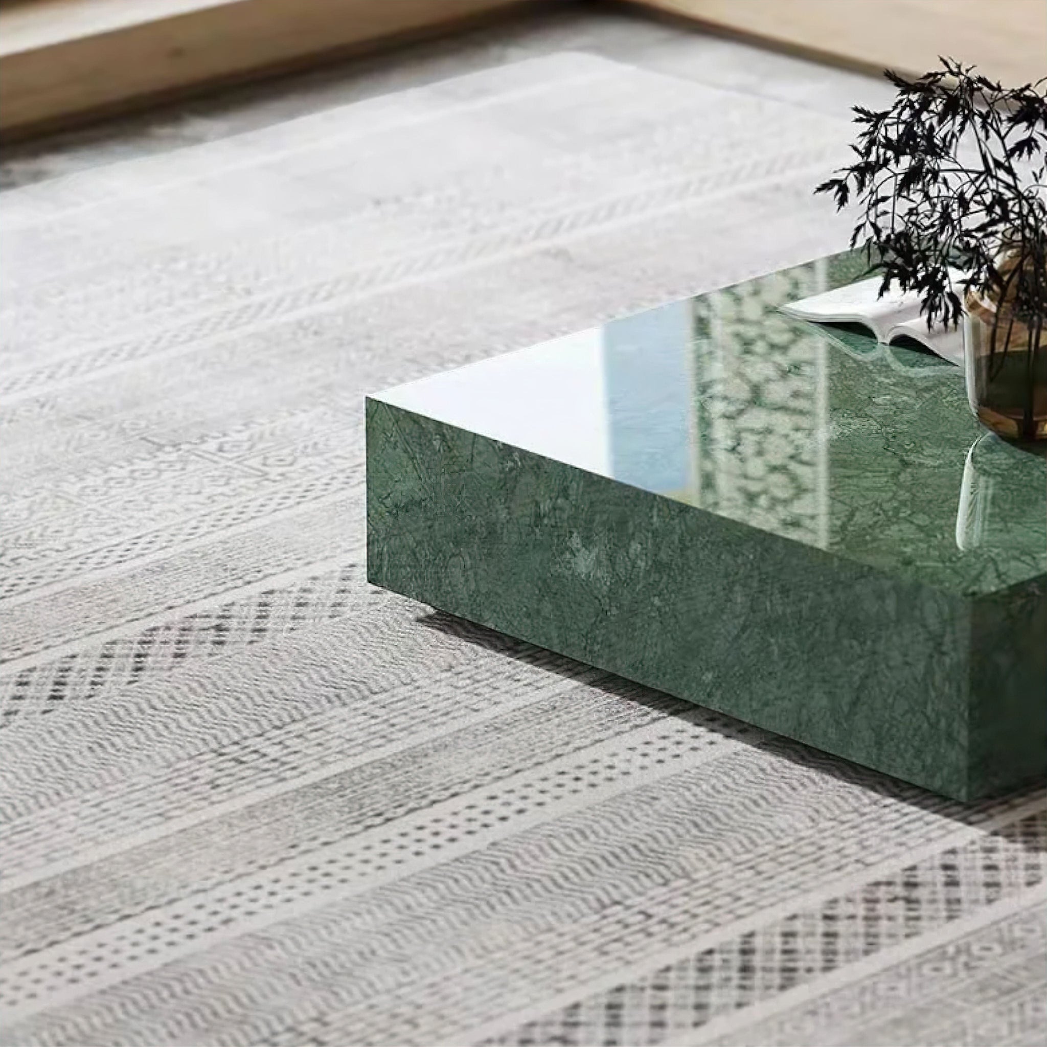 Emerald Marble Coffee Table Coffee Table 