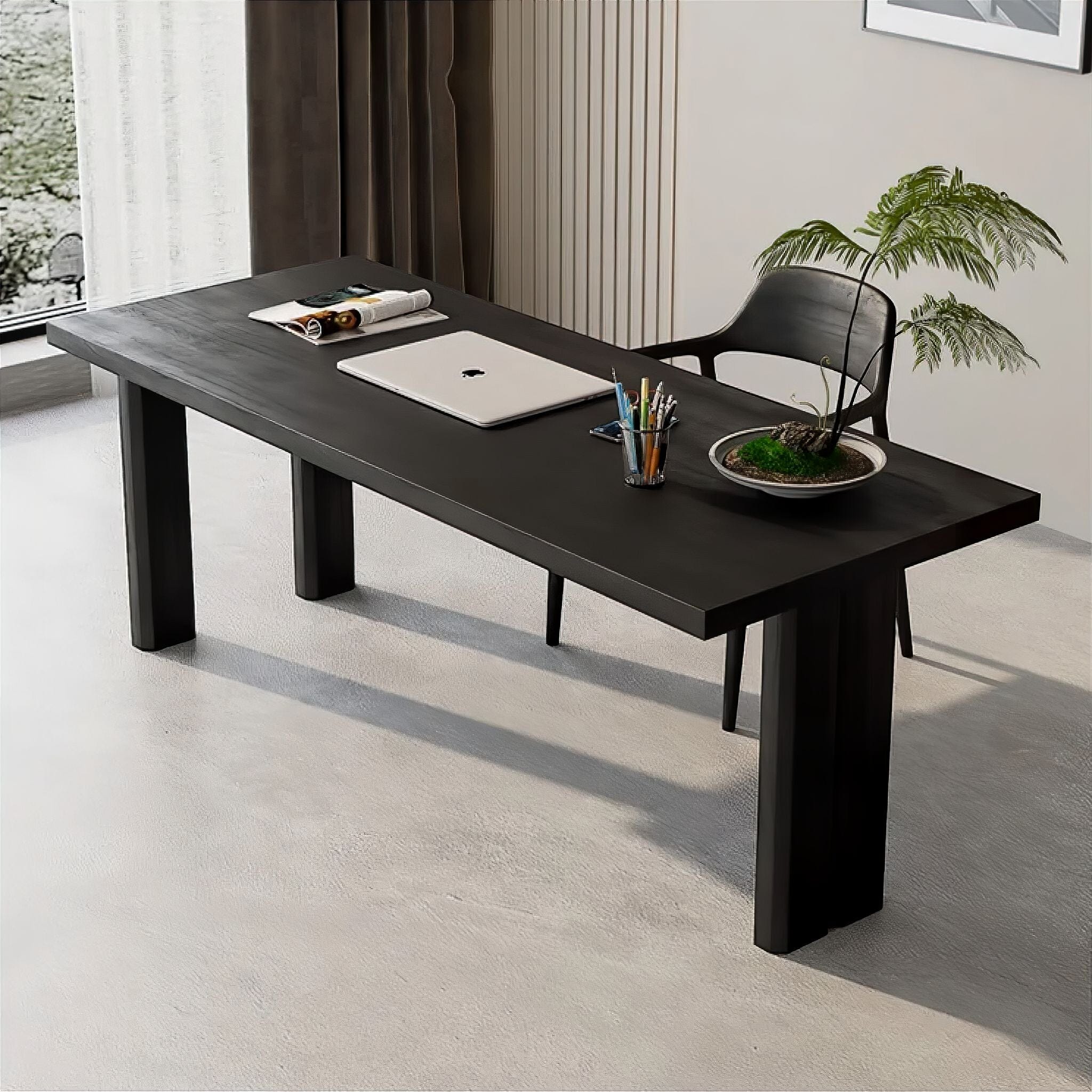 Fabien Office Desk 120cm Black 