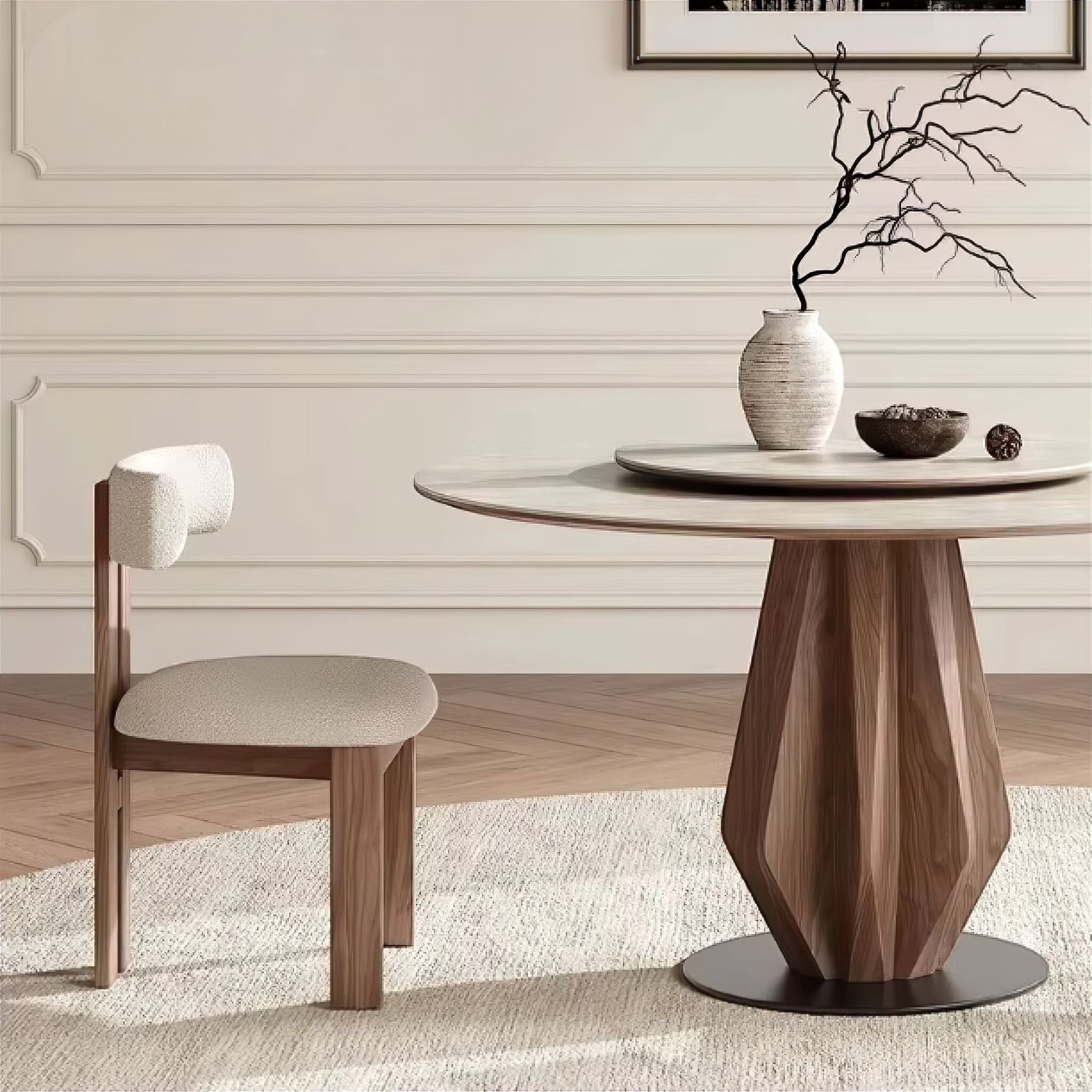 Fabienne Dining Table (find out what material the table top is? its not marble) 