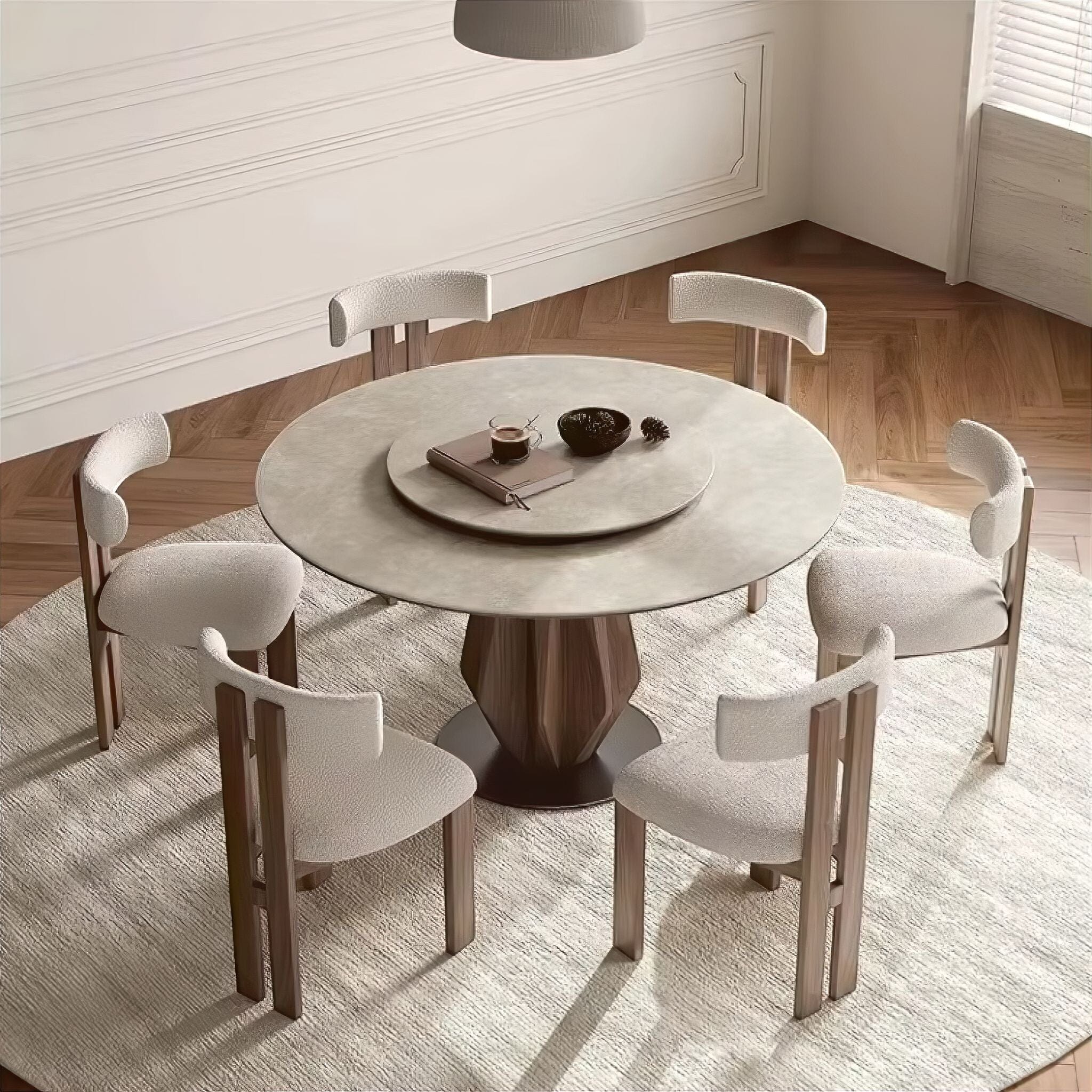 Fabienne Dining Table (find out what material the table top is? its not marble) 