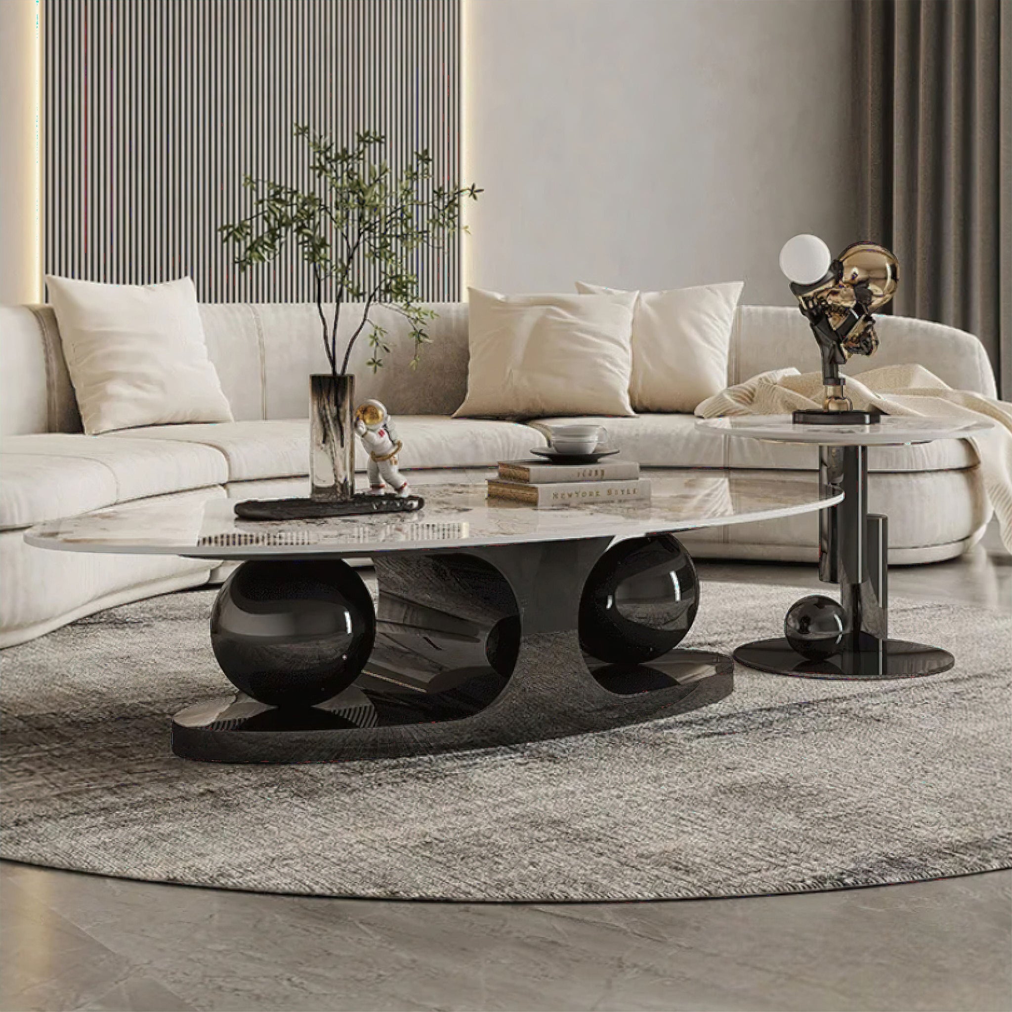 Filippo Coffee Table 120cm (table only) Black 