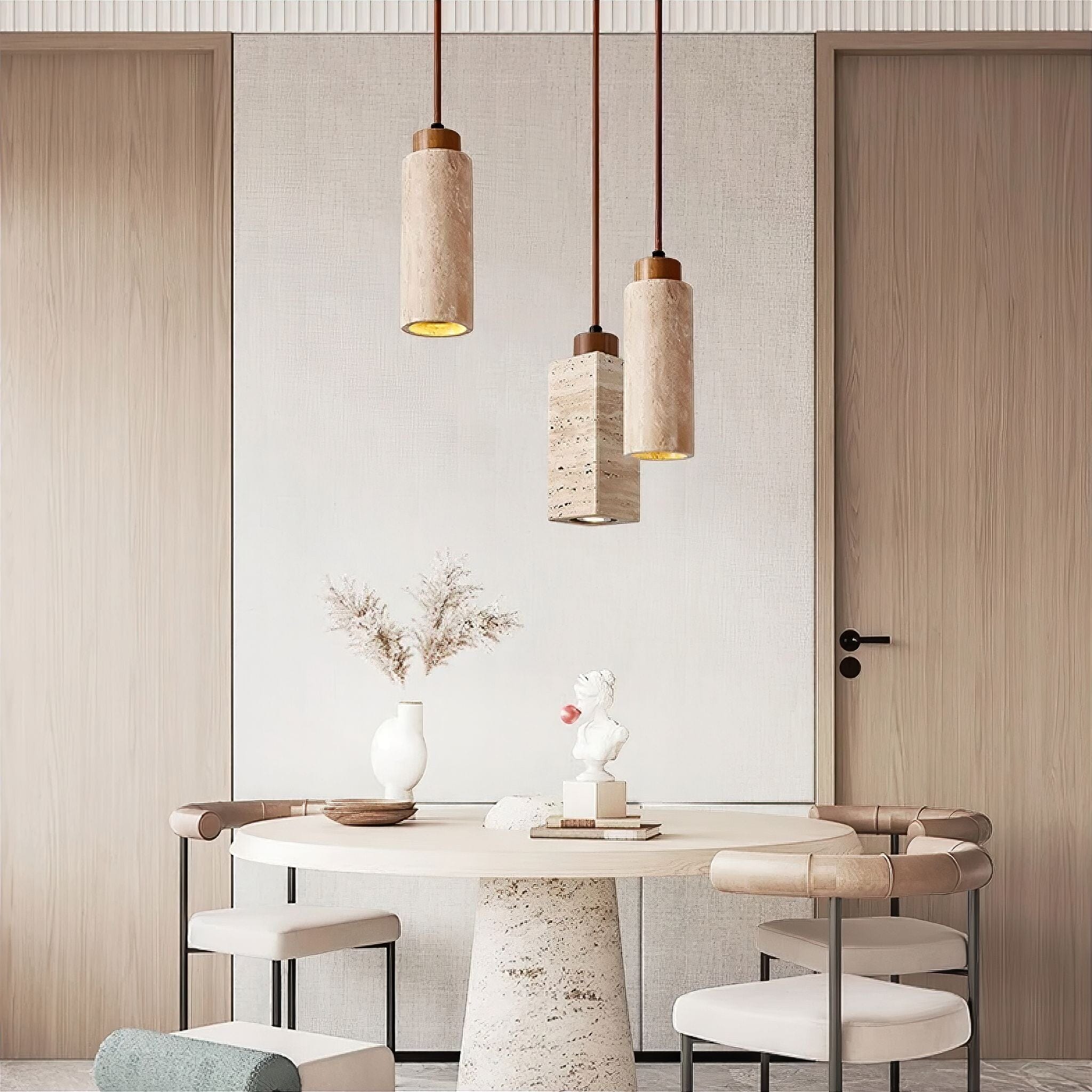 Galatea Travertine Pendant Lamp 