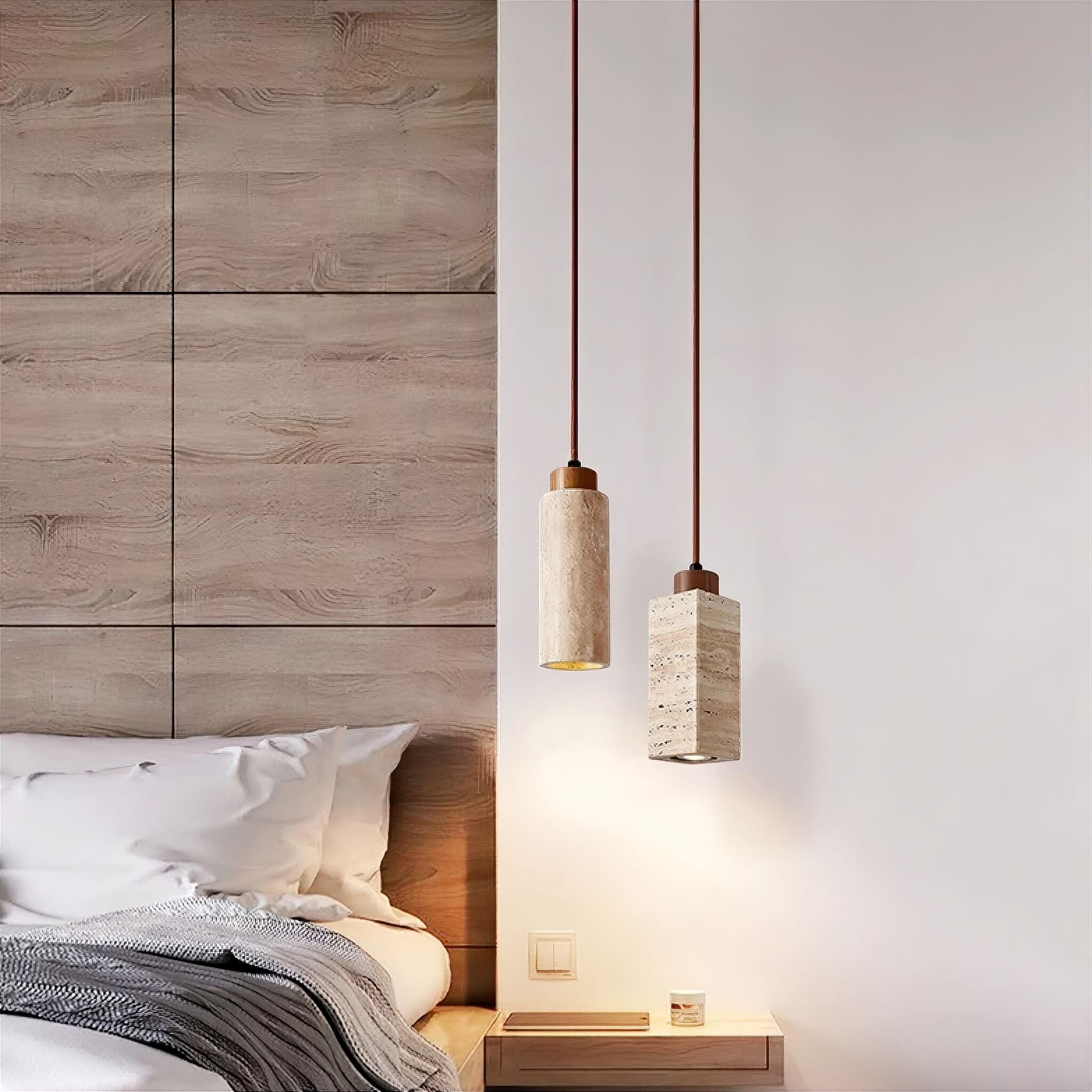 Galatea Travertine Pendant Lamp 