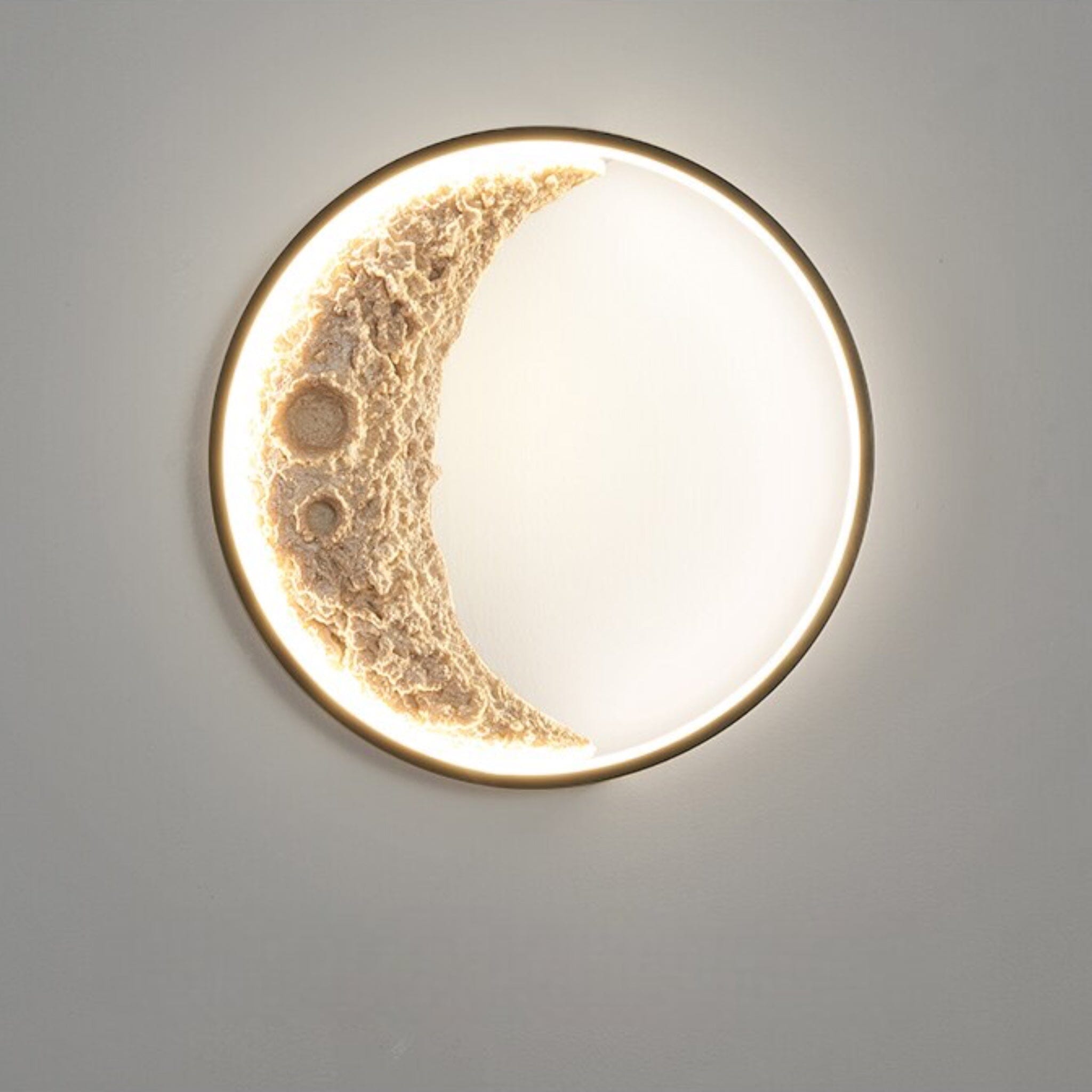 Gaspard Half Moon Light Wall Light Warm White LED 80cm 
