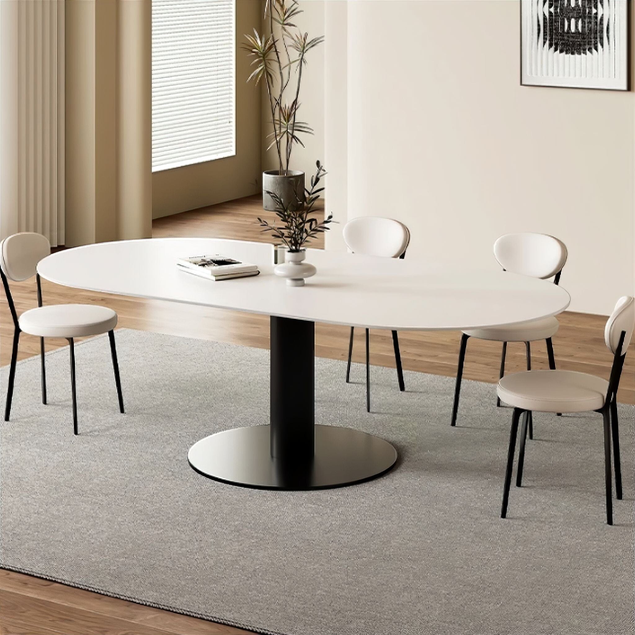 Hector Slate Dining Table 130cm 