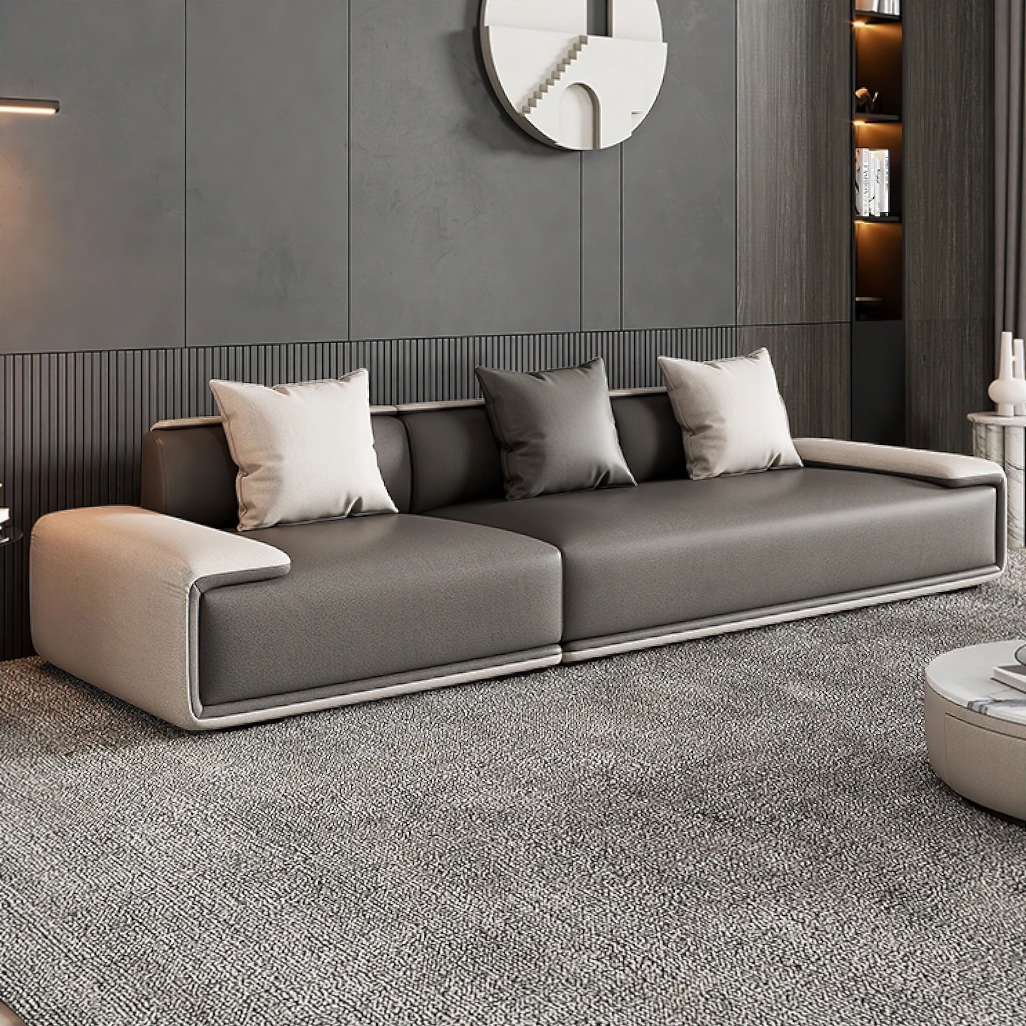 Heloise Sofa Collection Sofas Dusty Grey + Ivory 180cm 