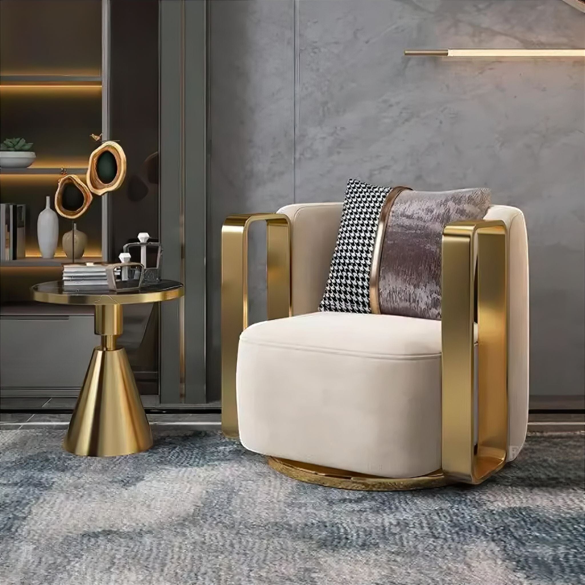 Luxury Swivel Armchair 