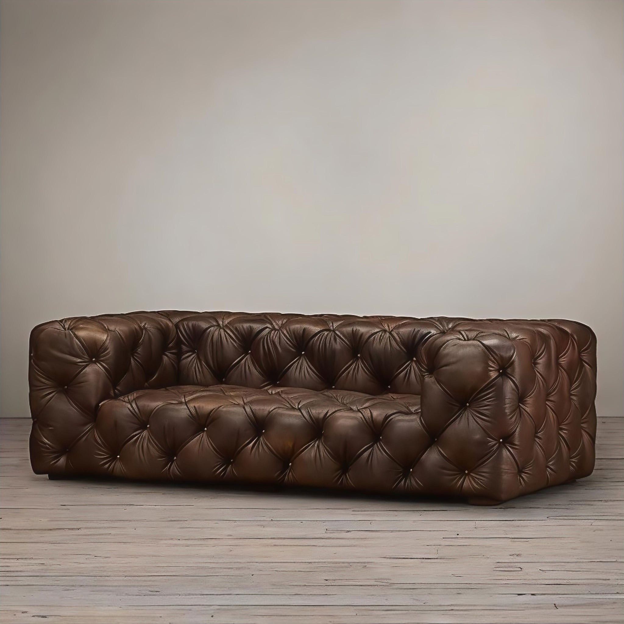 Jérôme Leather Sofa Sofa Double Seater 