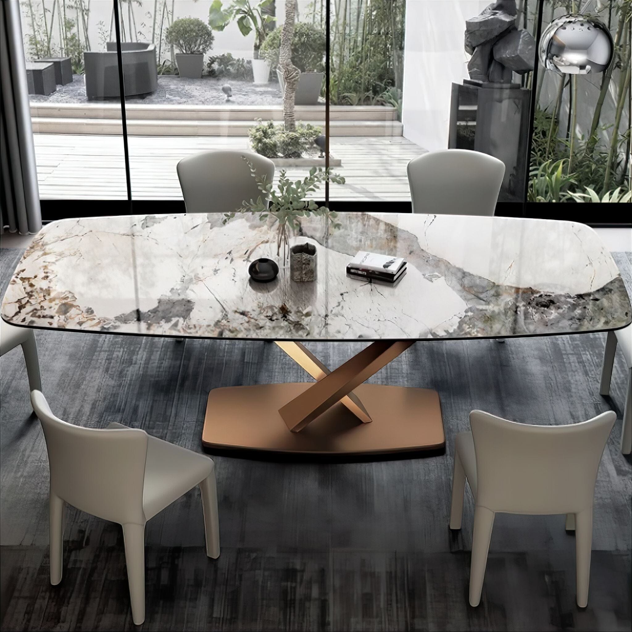 Josiane Marble Dining Table 