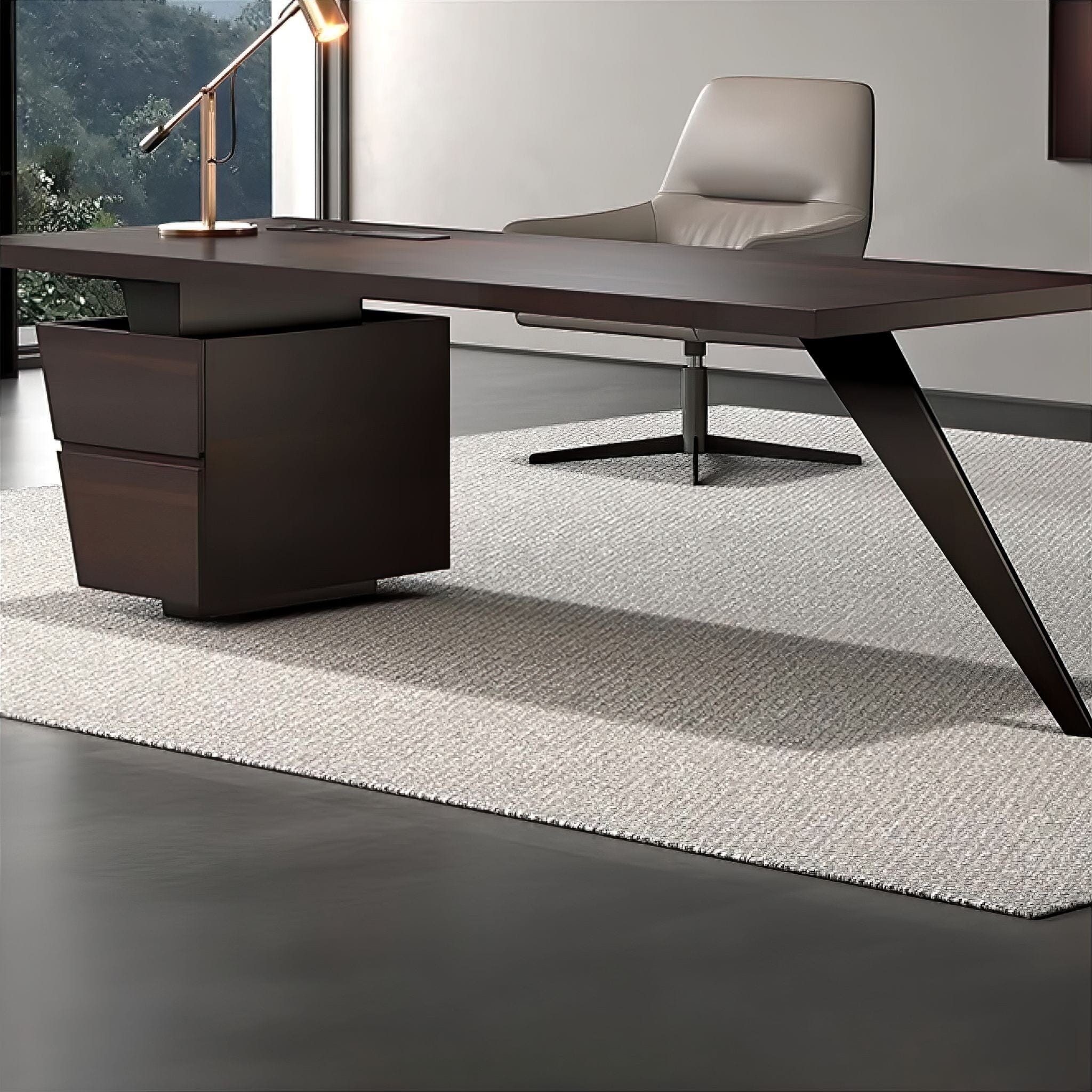 Jules Oak Office Desk 160cm 