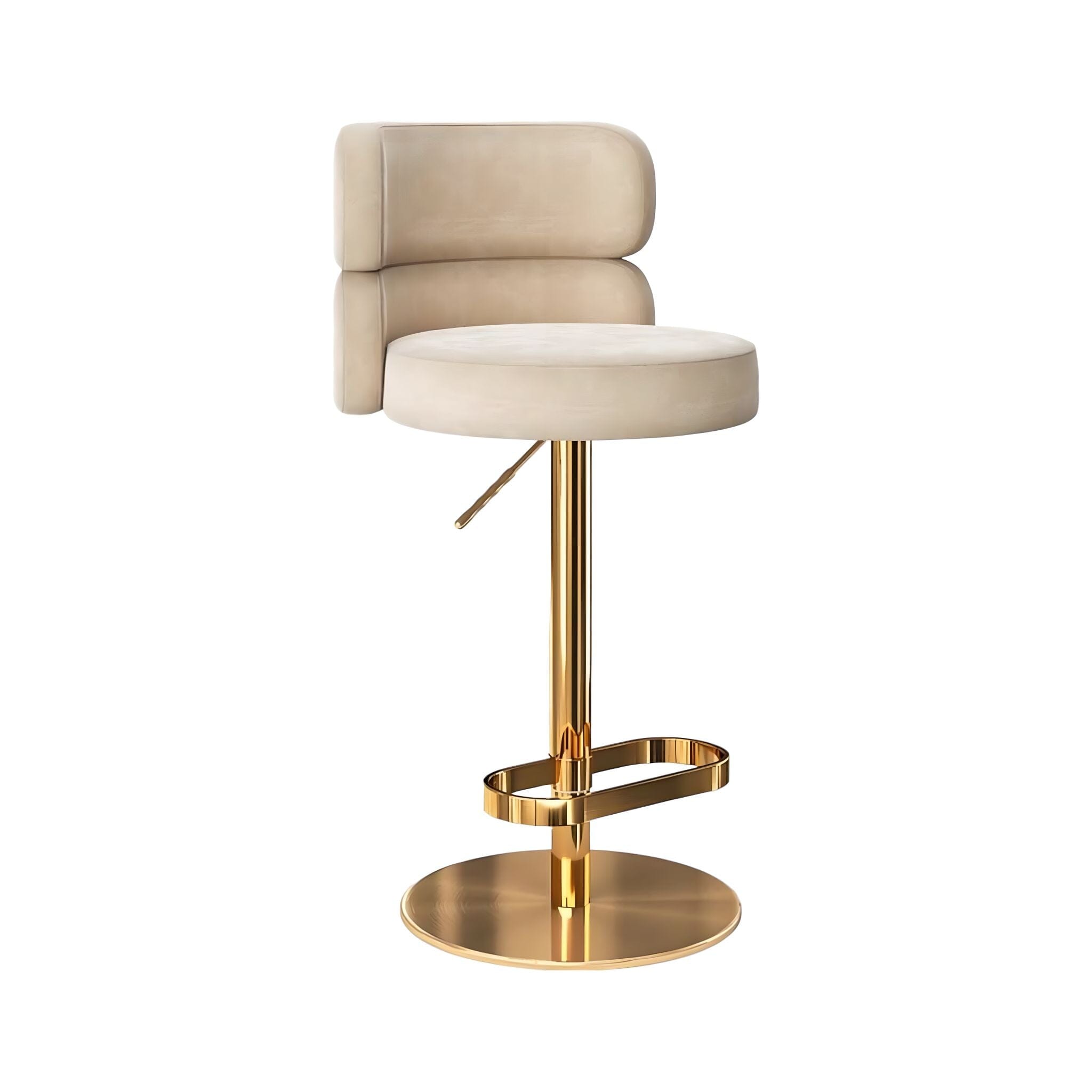 Justine Bar Stool Occasional Chair Beige 
