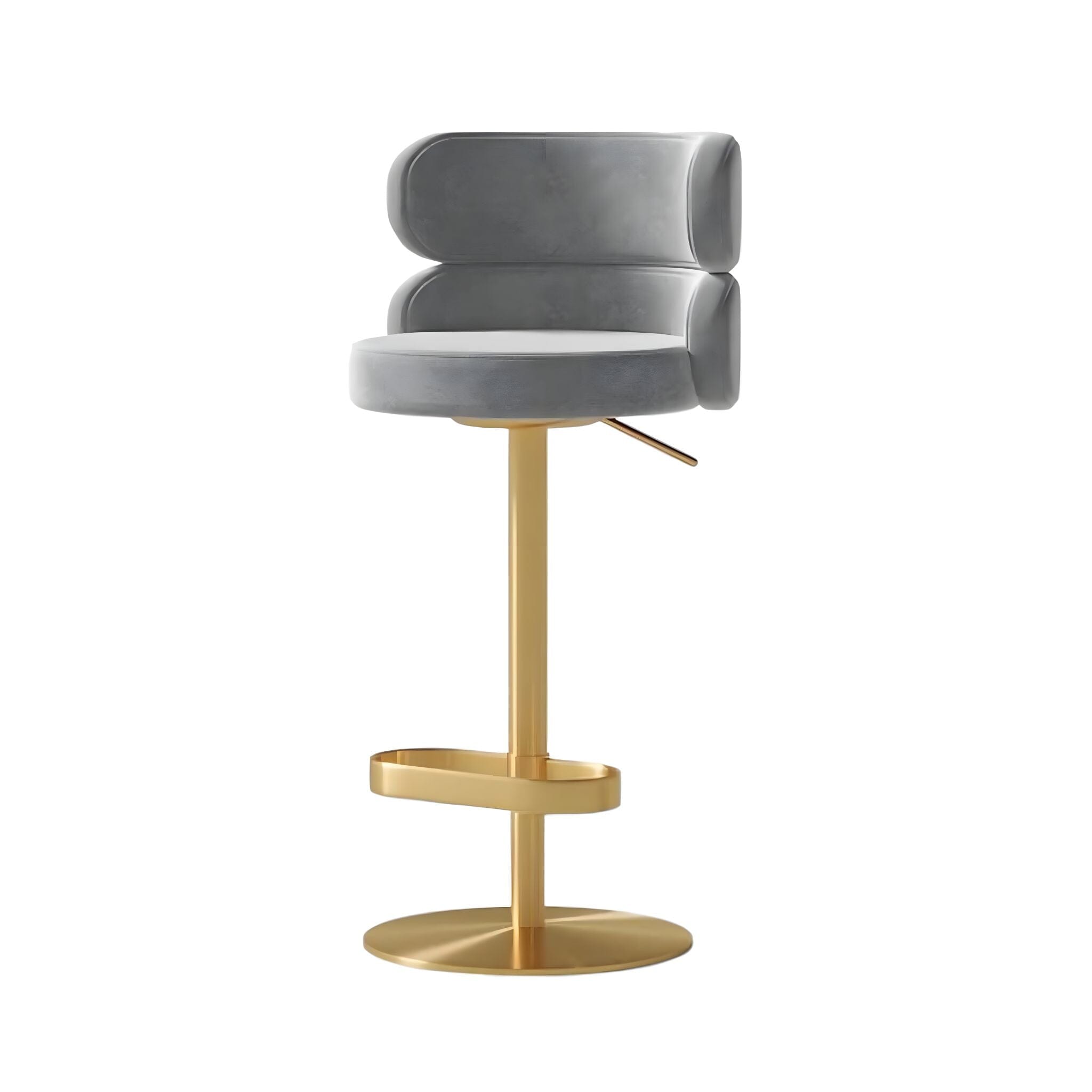 Justine Bar Stool Occasional Chair Grey 
