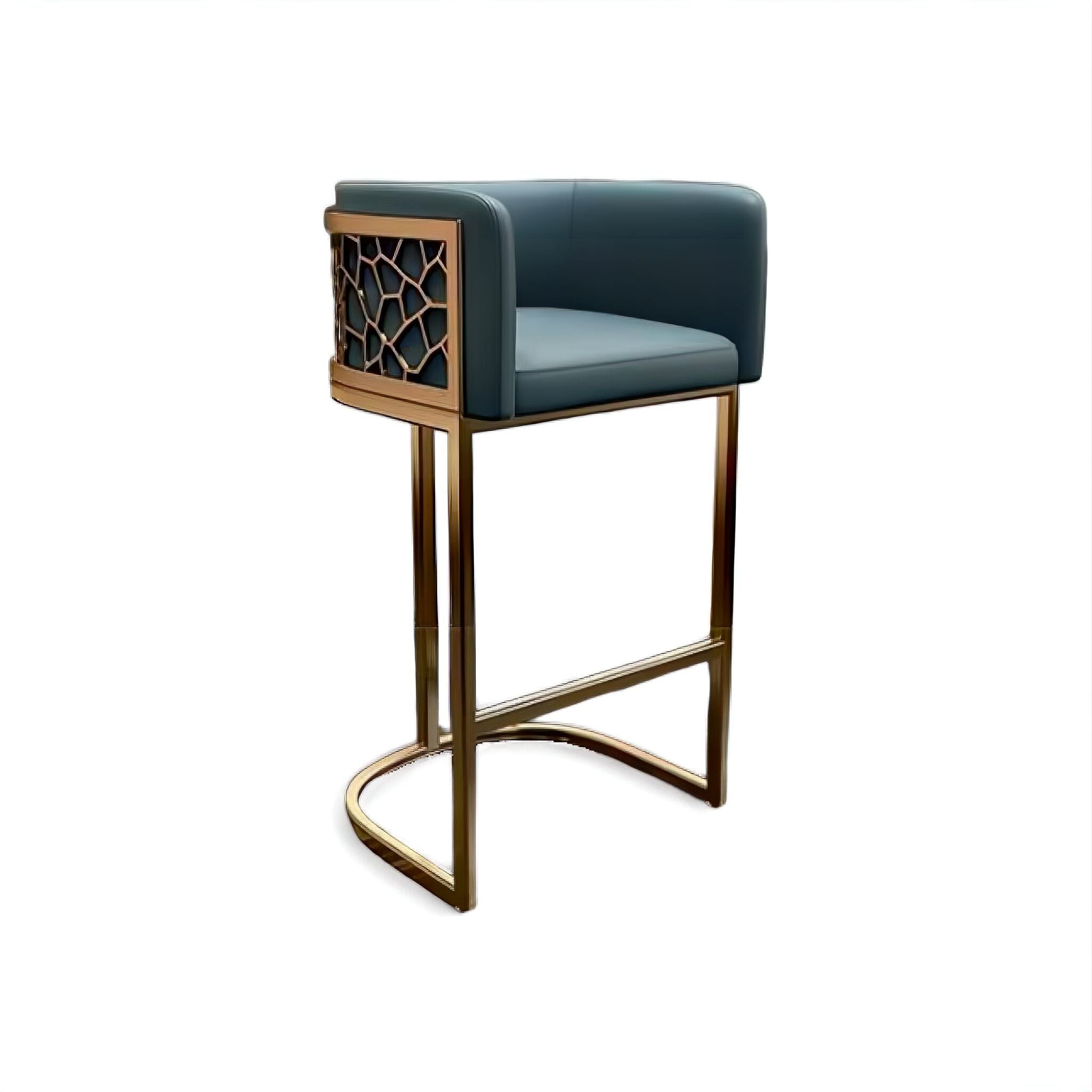 Laure Bar Stool Ocean Blue 65cm 