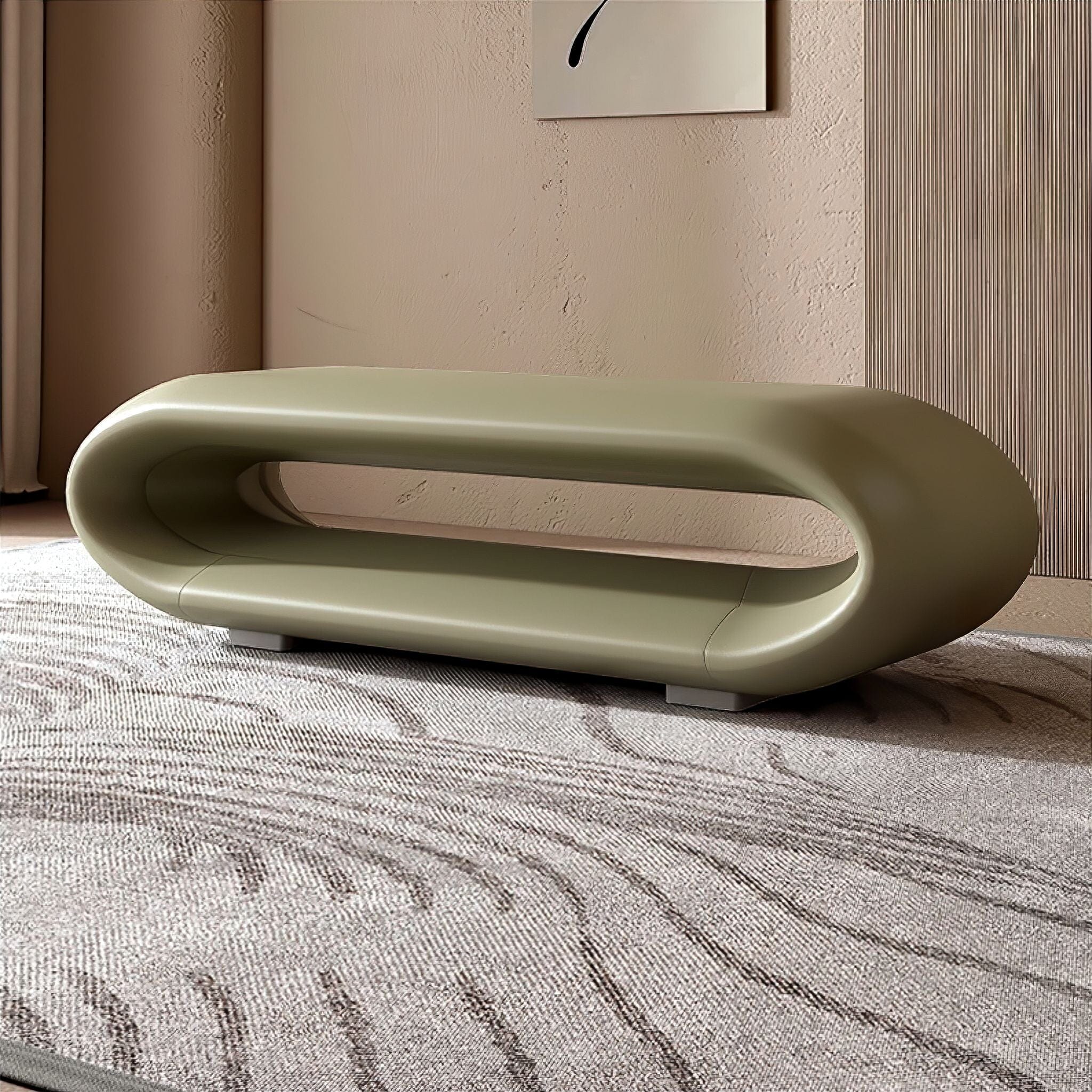 Lilou Shoe Stool Green 