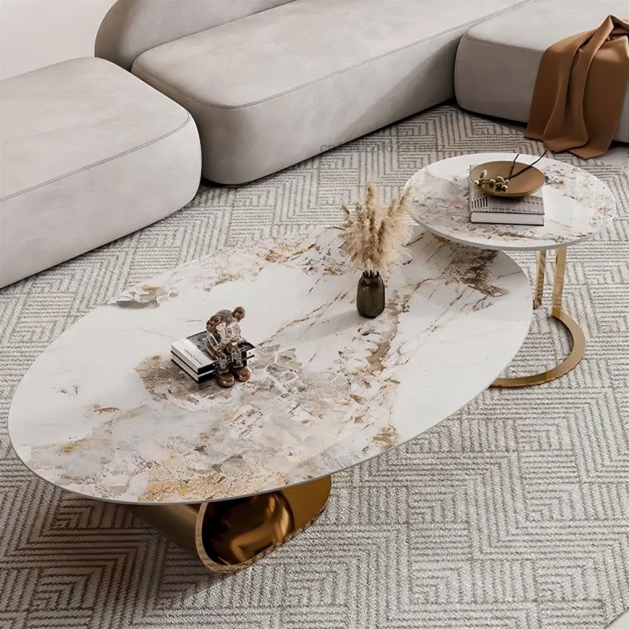 Livia Marble Coffee Table 