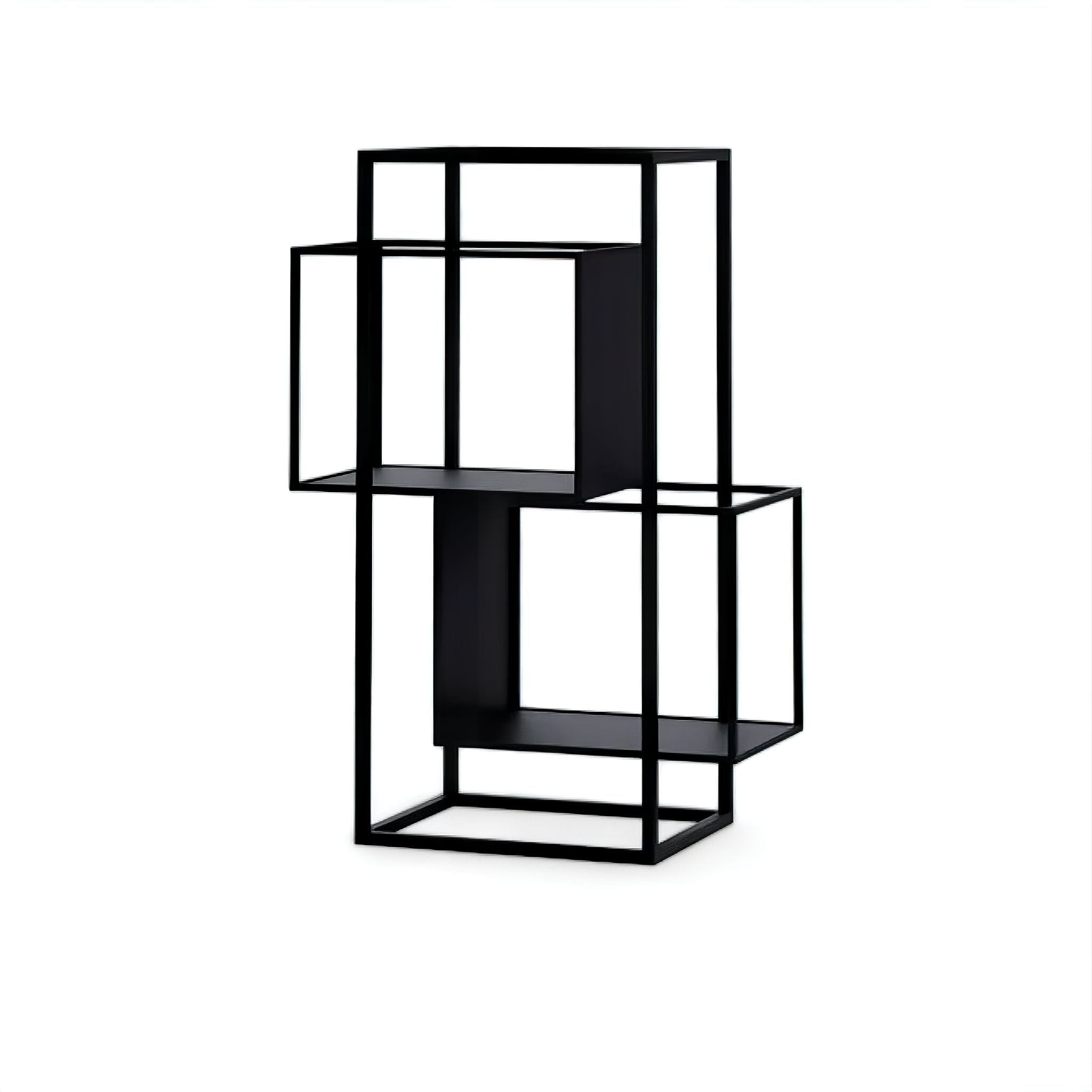 Margo Bookshelf Black 2 x Shelves 