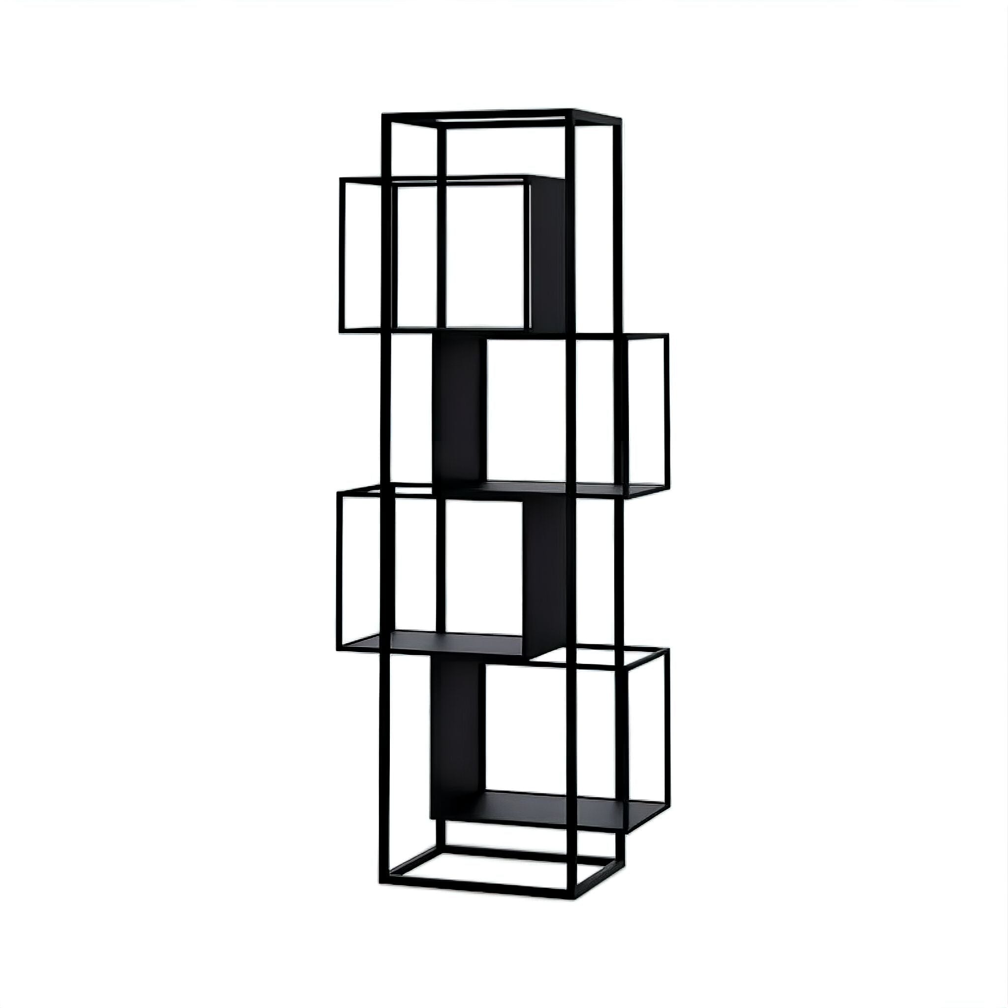 Margo Bookshelf Black 4 x Shelves 