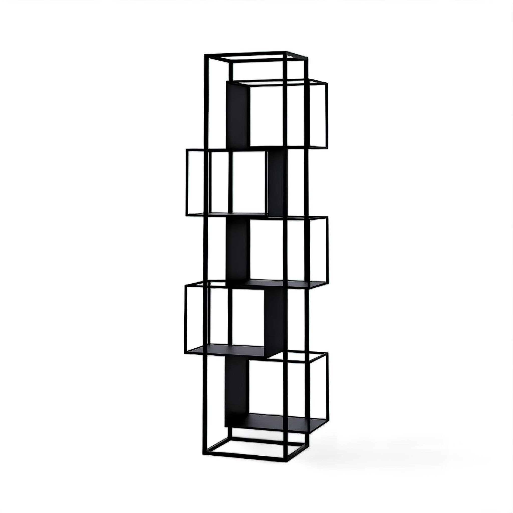 Margo Bookshelf Black 5 x Shelves 