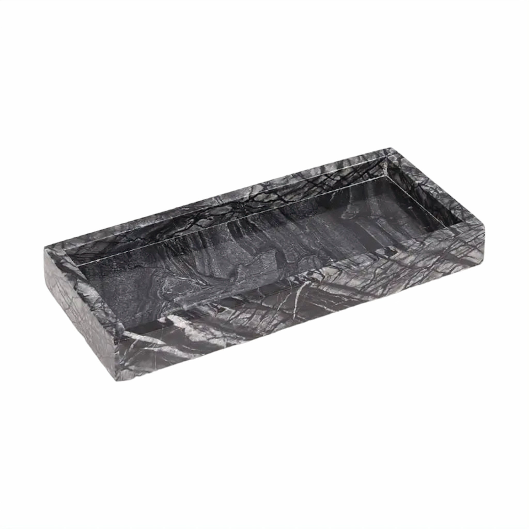 Midnight Bathroom Accessories Collection Tray A 