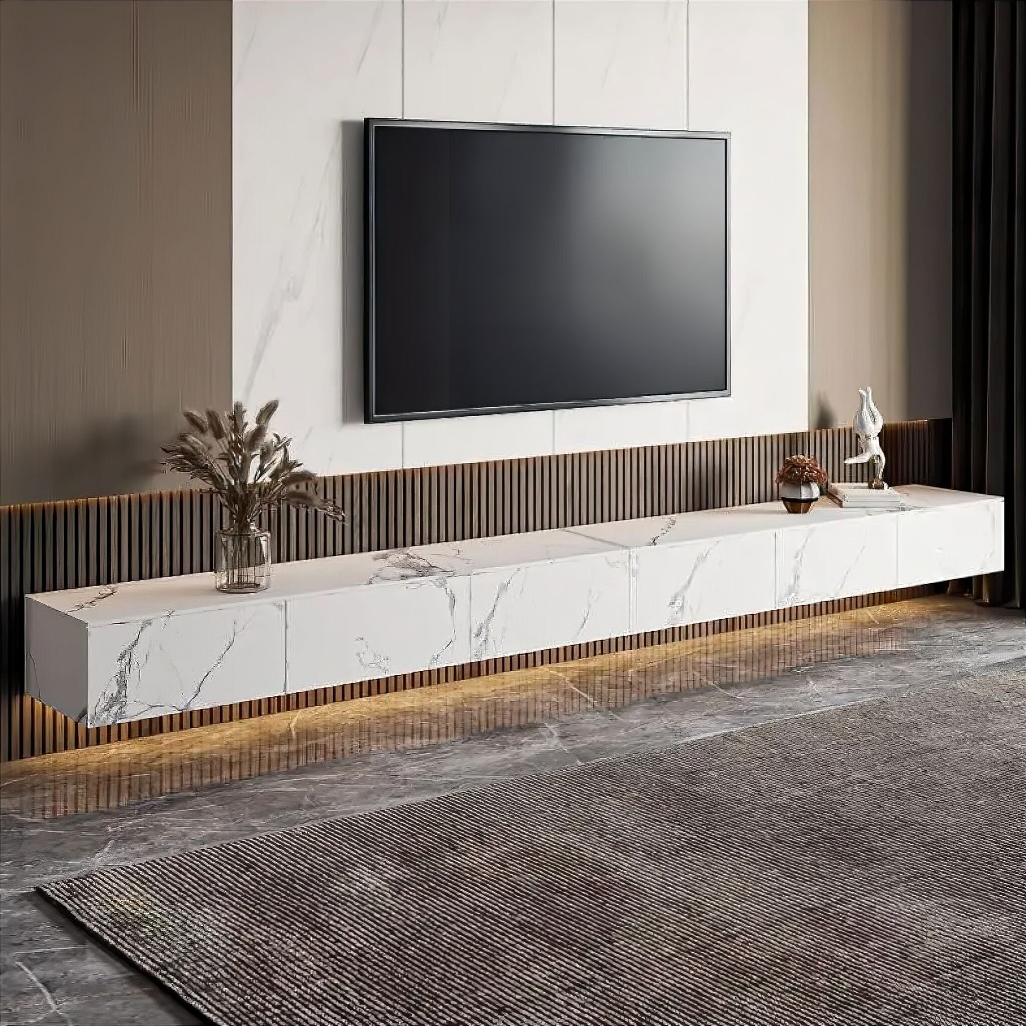 Mirella Marble TV Cabinet 200cm 