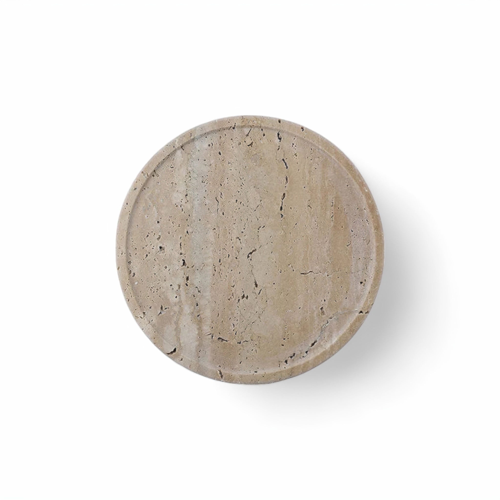 Natural Elegance Tray Collection Travertine S - Round 
