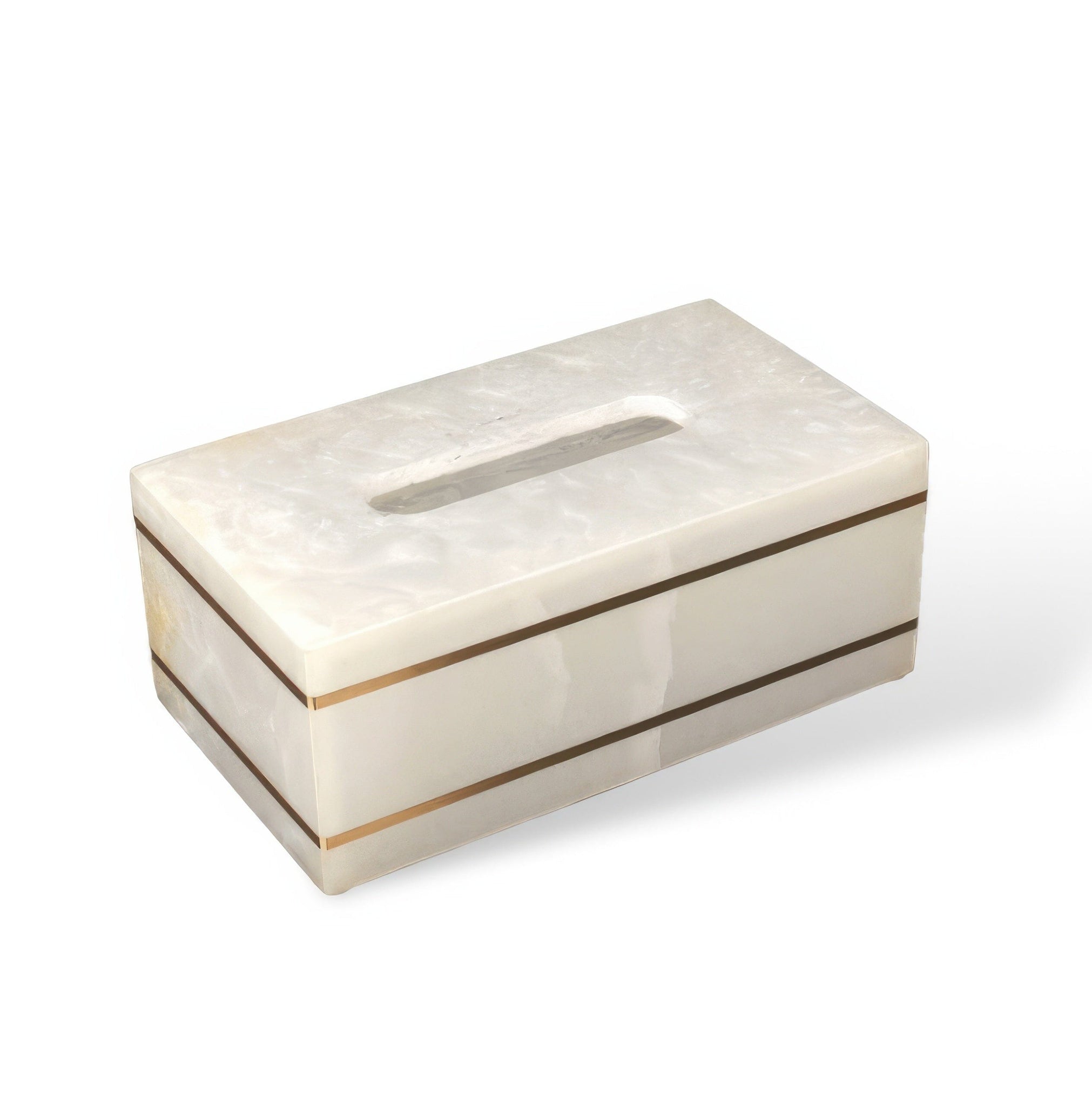 Natural Marble Bathroom Accessories Bathroom Accessories Tissue Box (rectangle) 