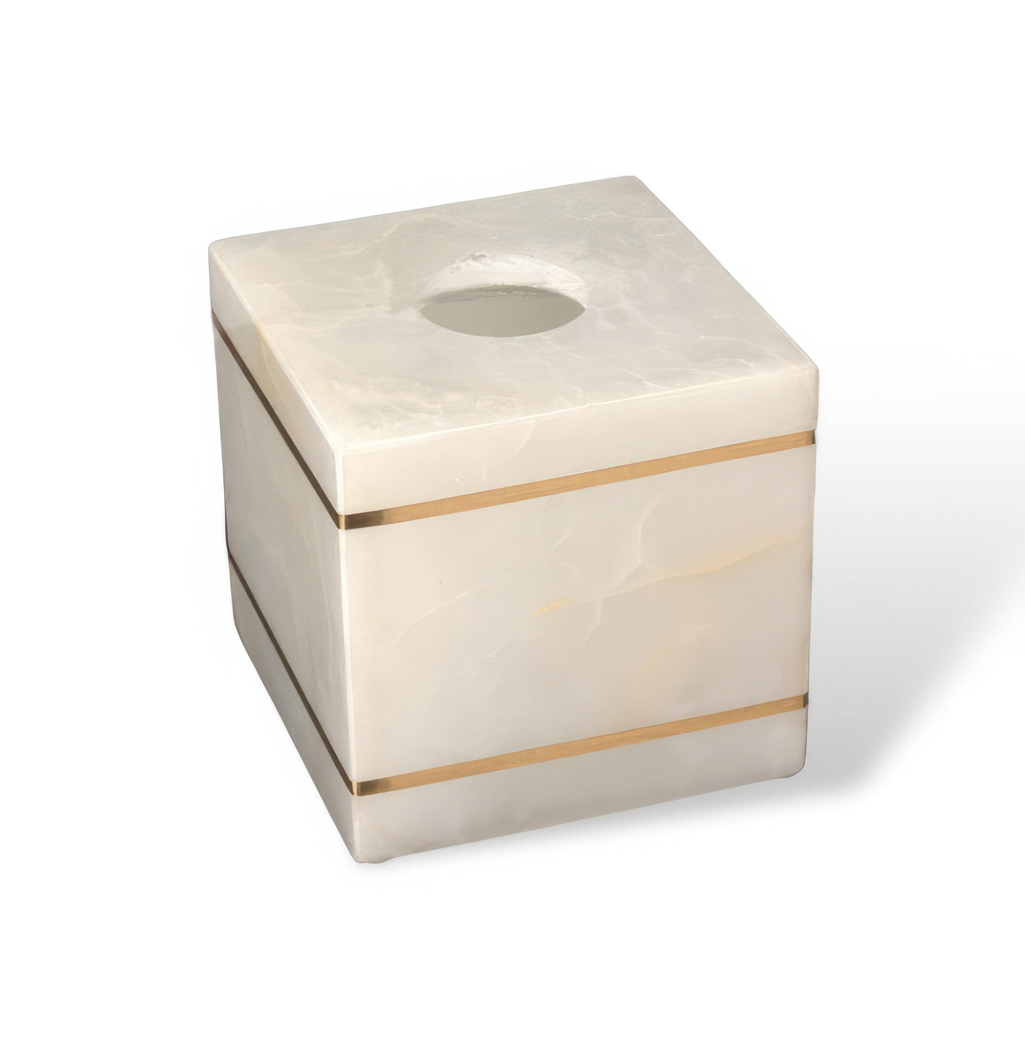 Natural Marble Bathroom Accessories Bathroom Accessories Tissue Box (square) 