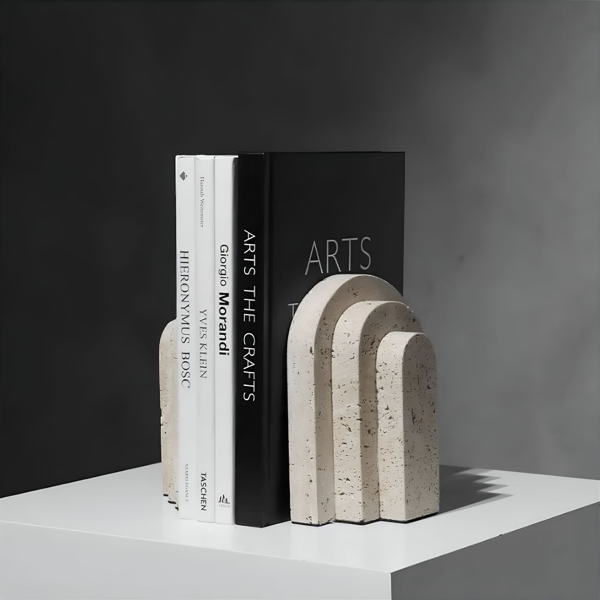Natural Stone Bookends Set 