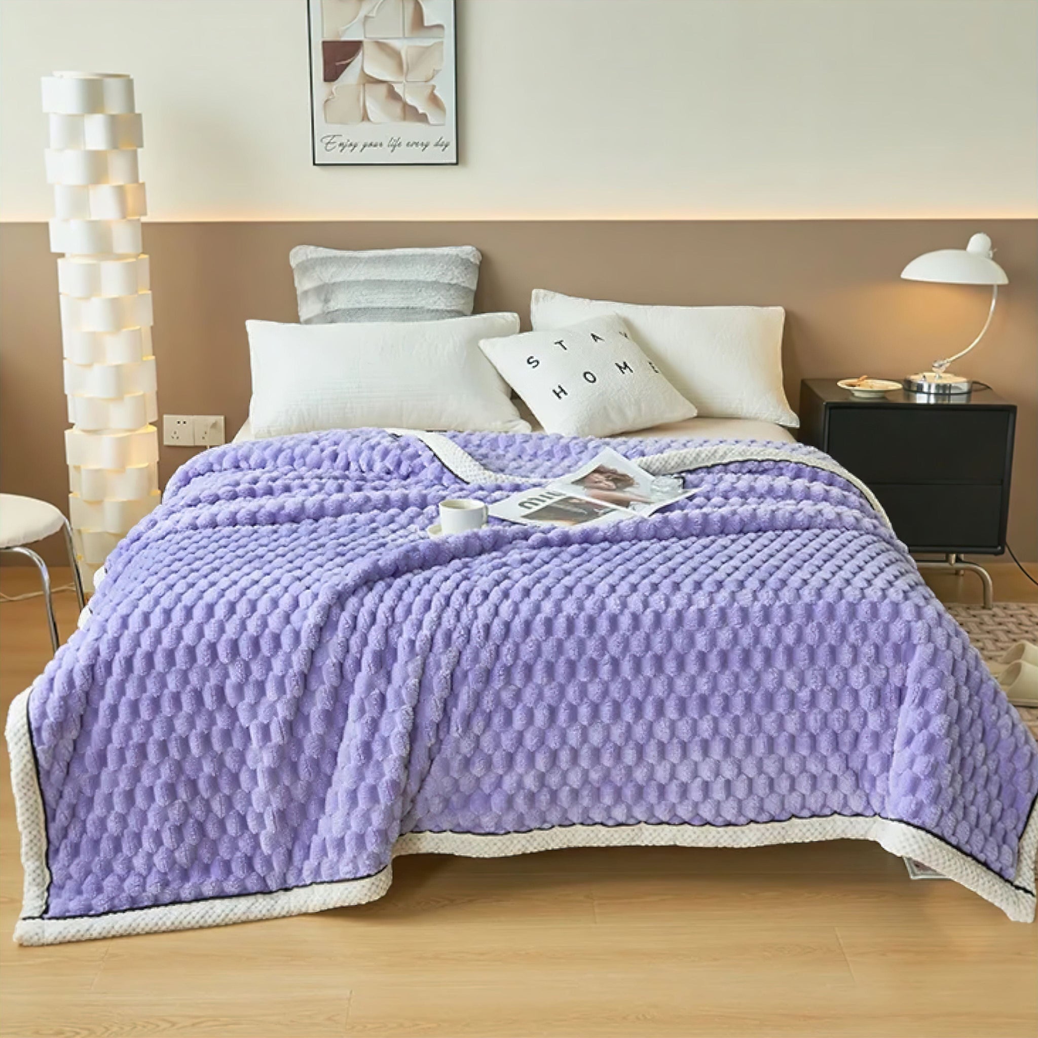 Nino Blanket Purple 120 x 200cm 