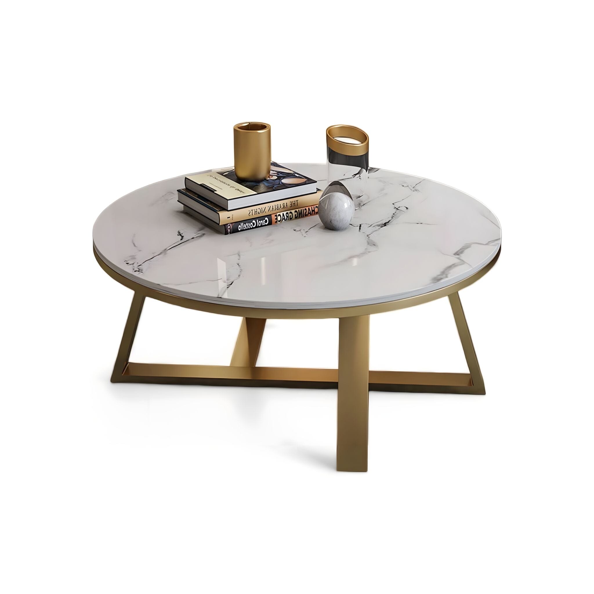 Norma Coffee Table Gold 70cm ø 